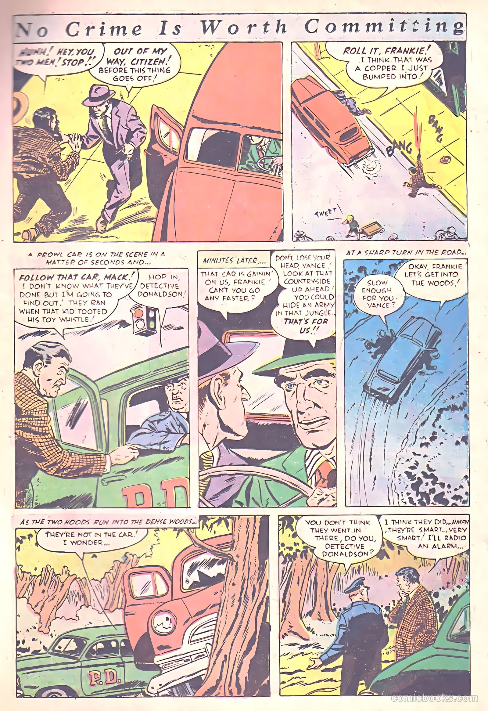 The Perfect Crime #20 (1952) — page 25 of 37
