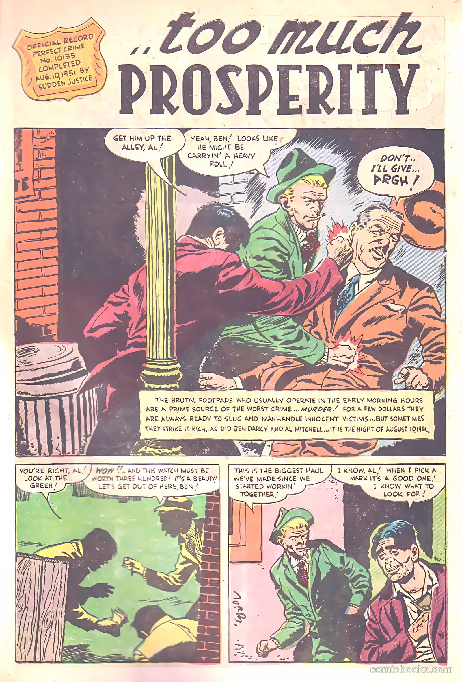The Perfect Crime #20 (1952) — page 31 of 37