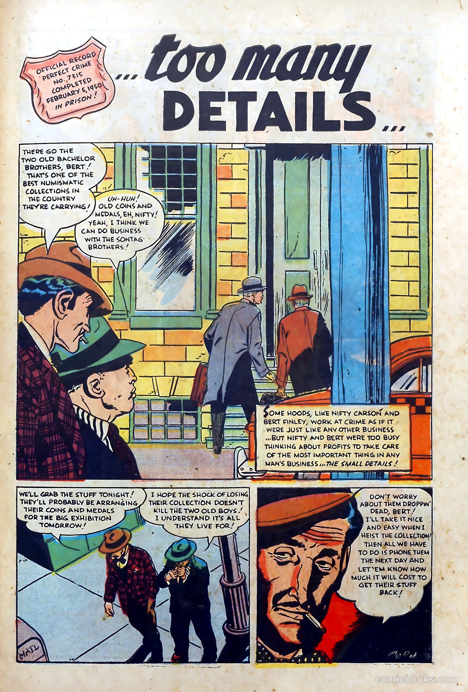 The Perfect Crime #21 (1952) — page 31 of 36