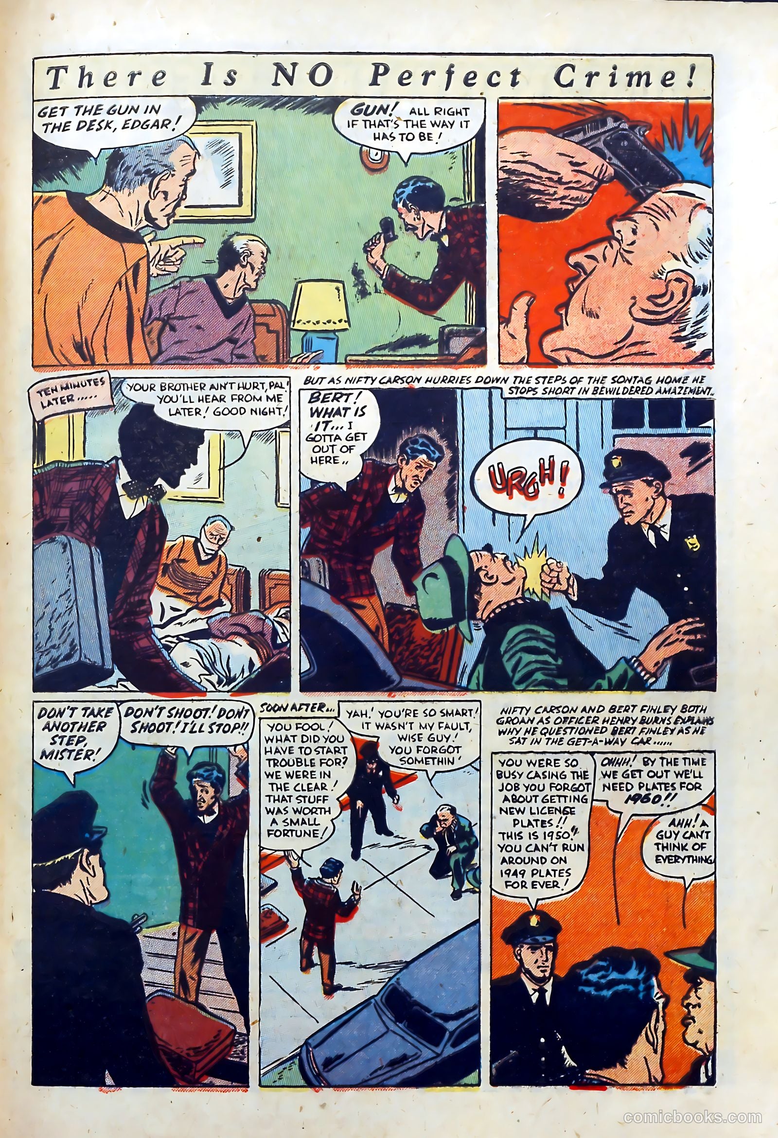 The Perfect Crime #21 (1952) — page 33 of 36
