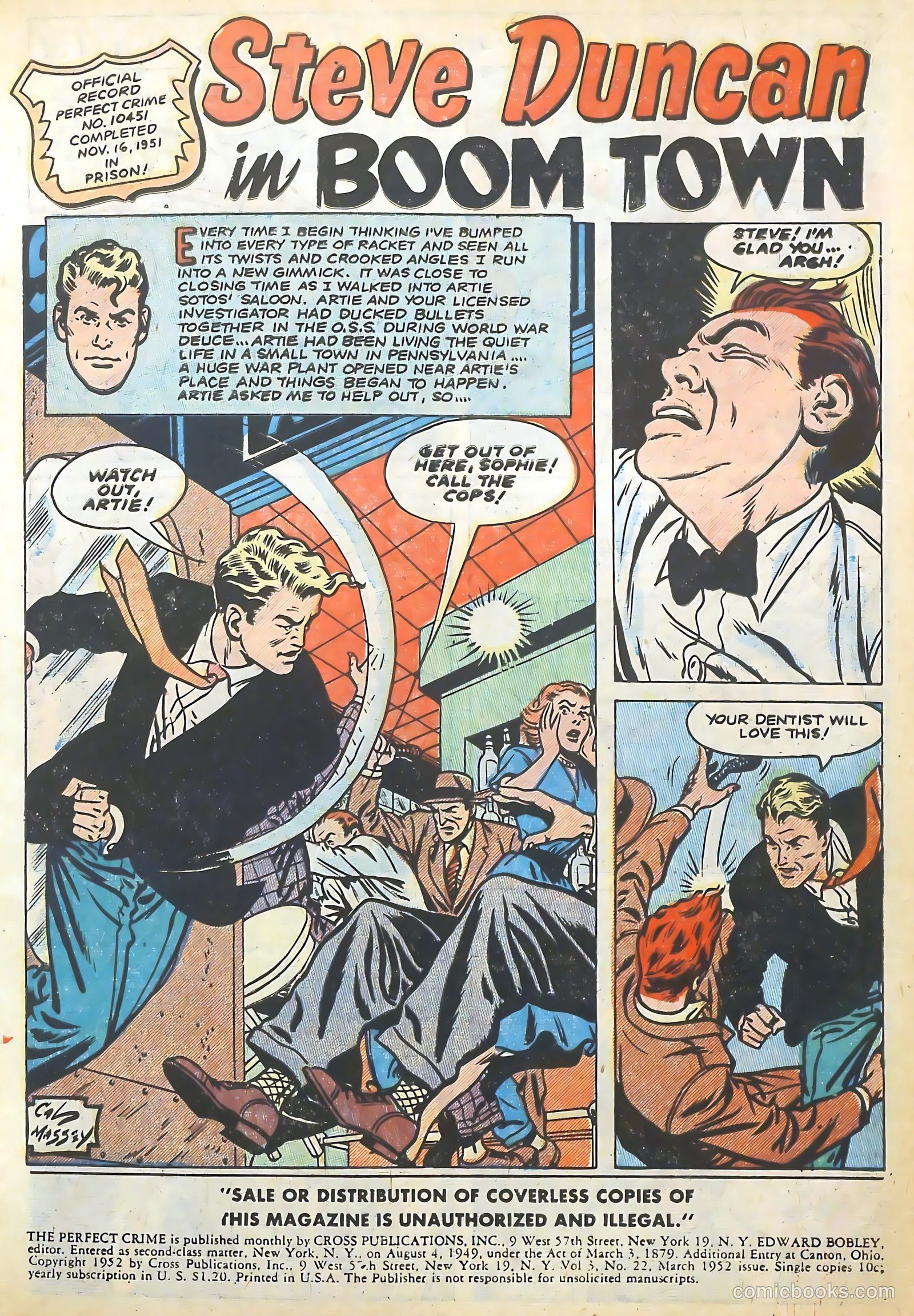 The Perfect Crime #22 (1952) — page 4 of 37