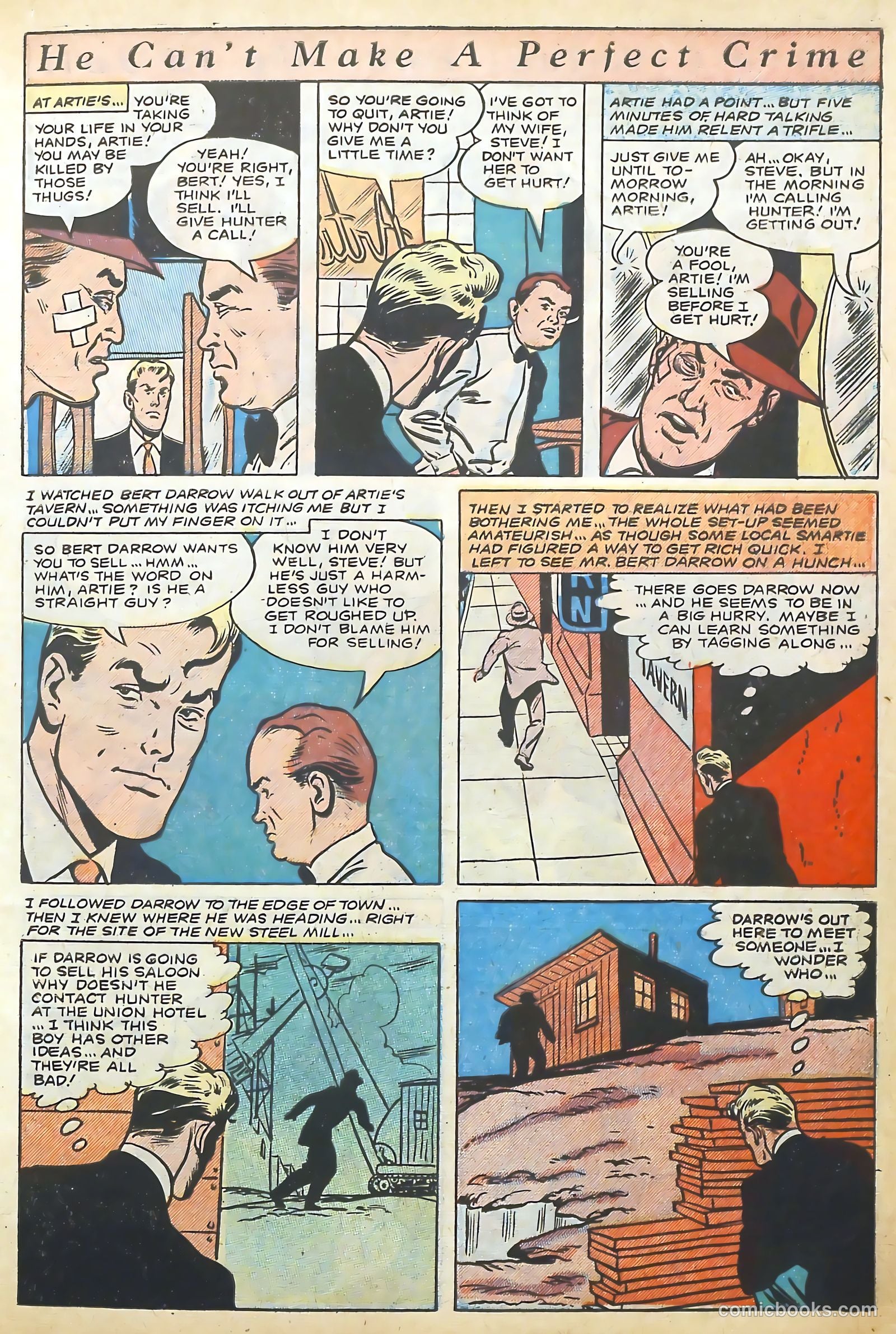 The Perfect Crime #22 (1952) — page 8 of 37
