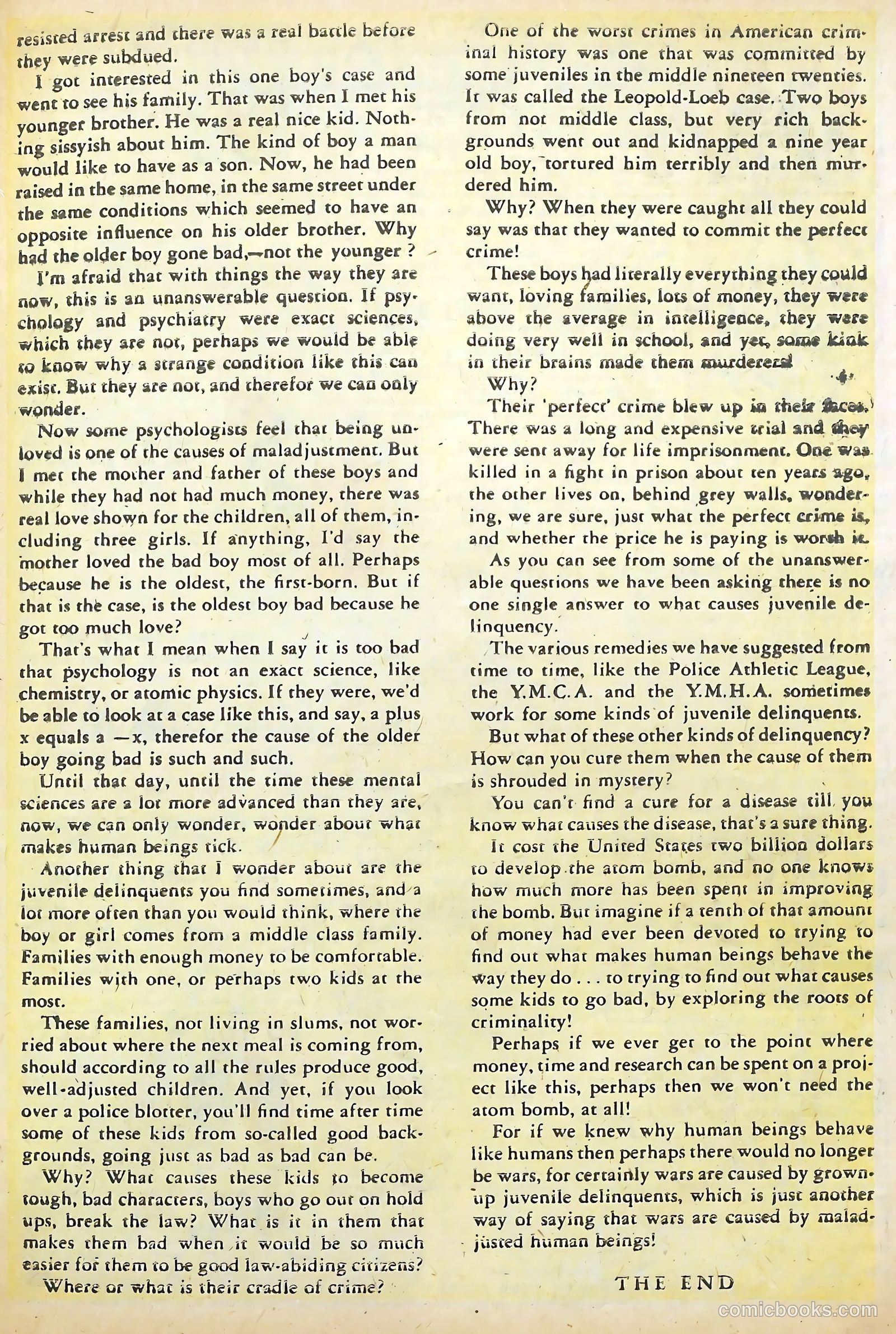 The Perfect Crime #22 (1952) — page 30 of 37