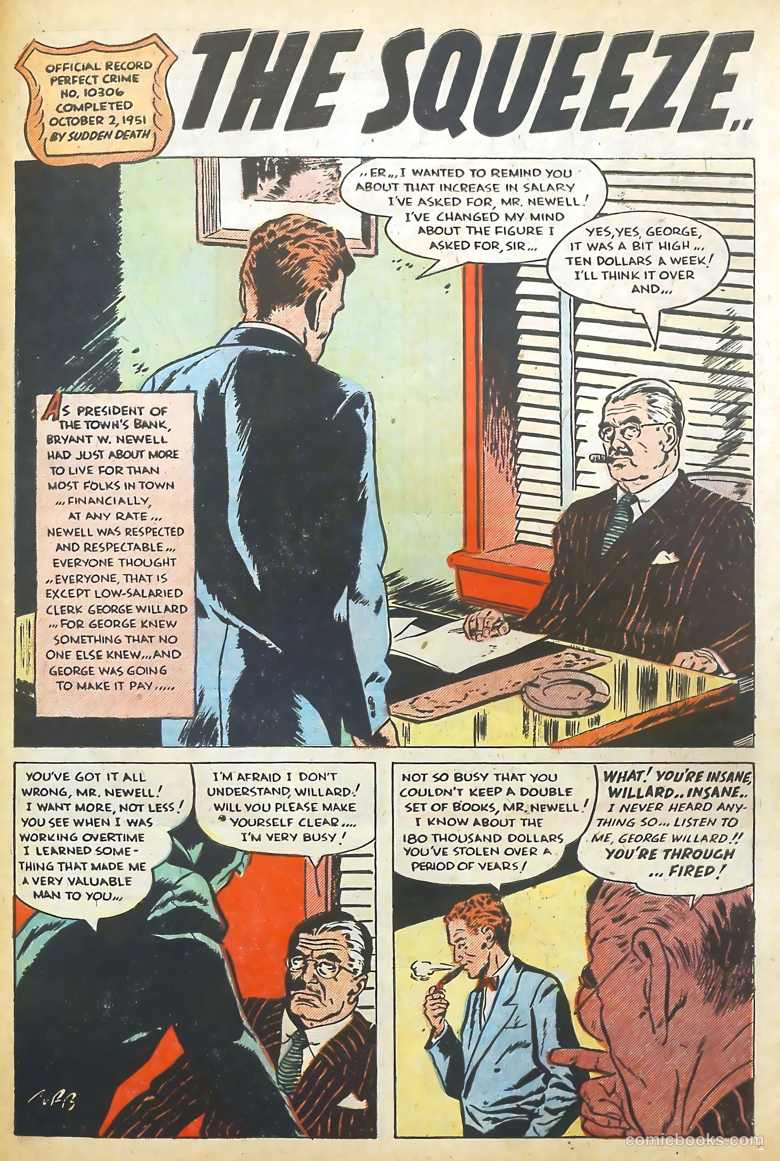 The Perfect Crime #22 (1952) — page 32 of 37
