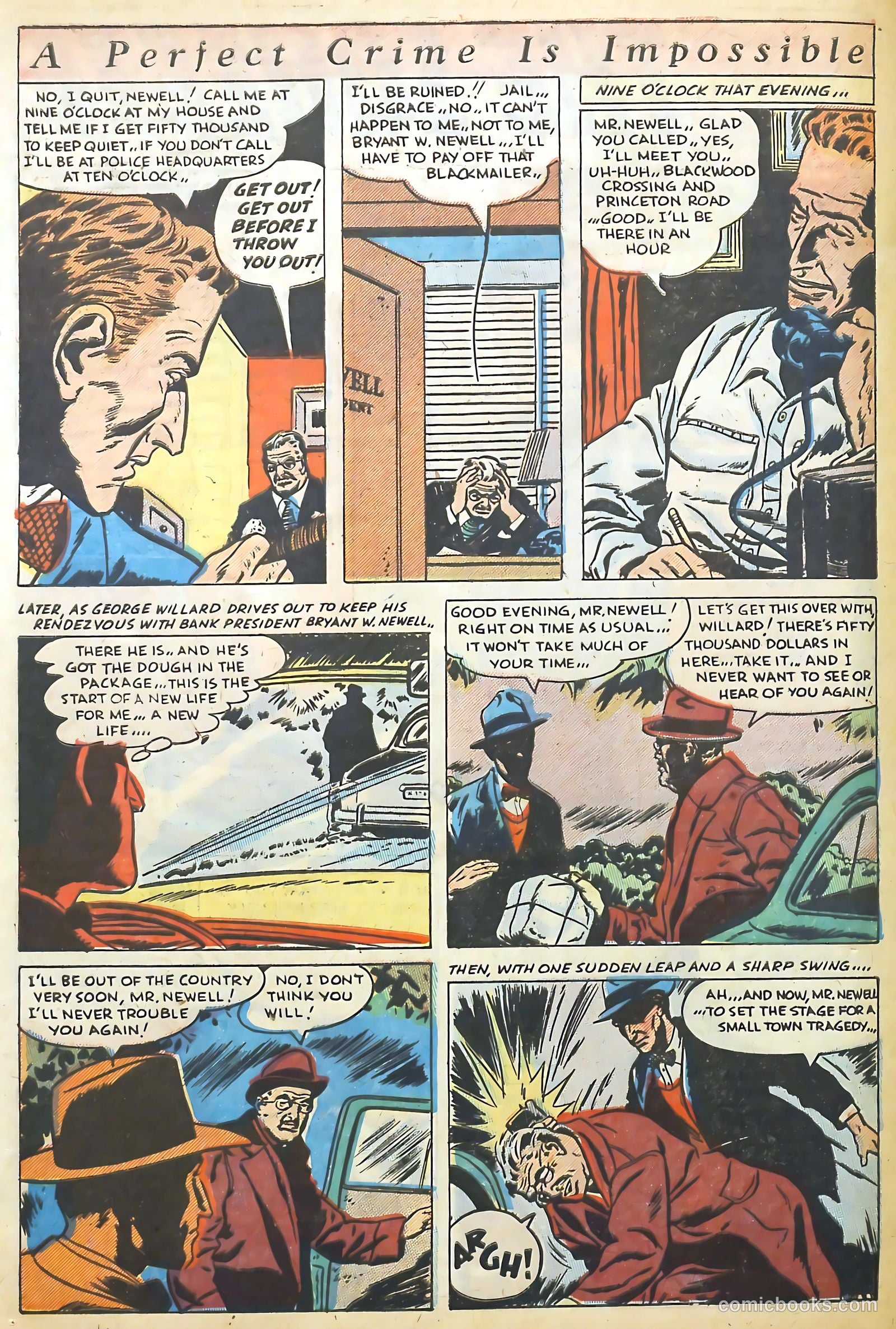 The Perfect Crime #22 (1952) — page 33 of 37