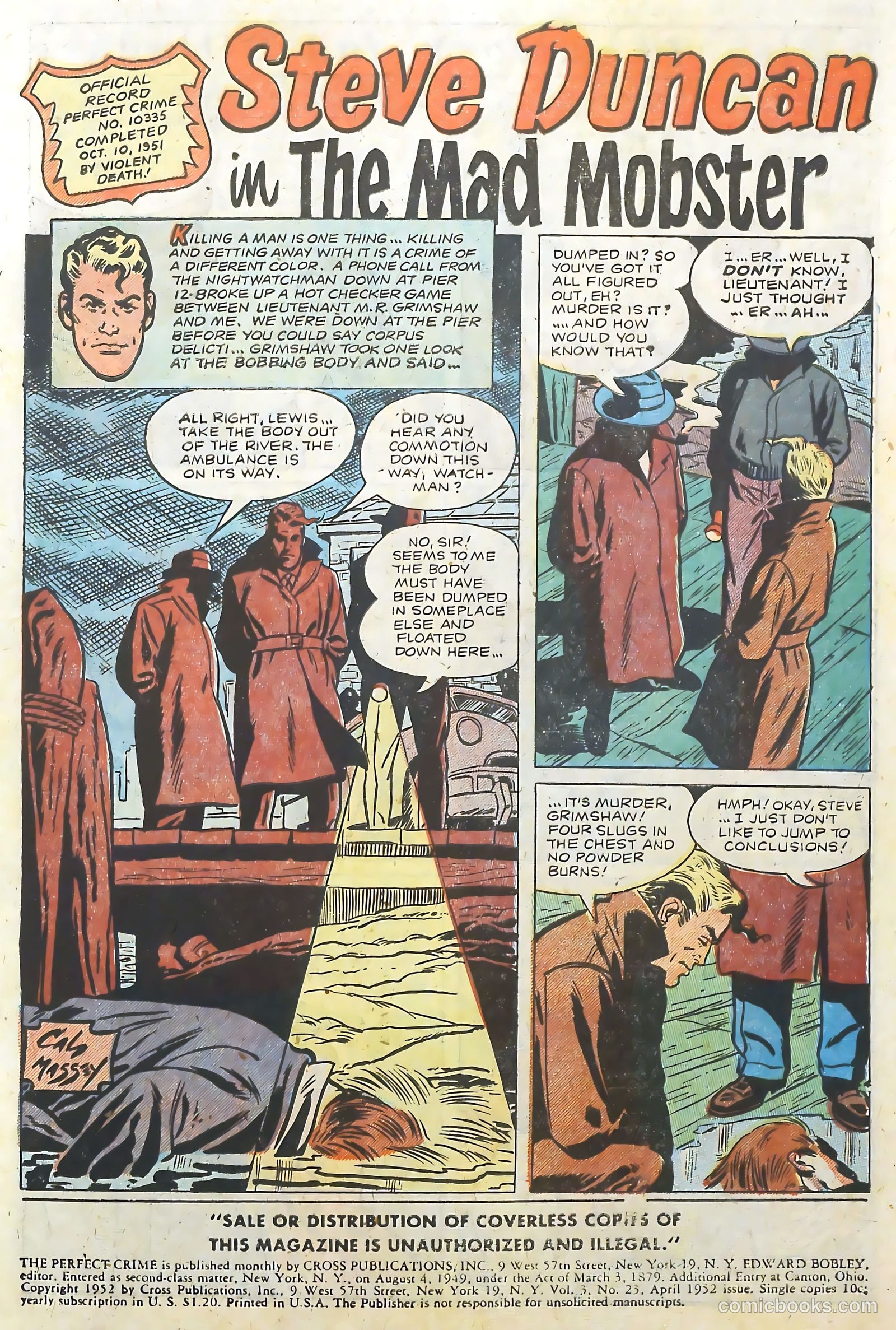 The Perfect Crime #23 (1952) — page 4 of 37