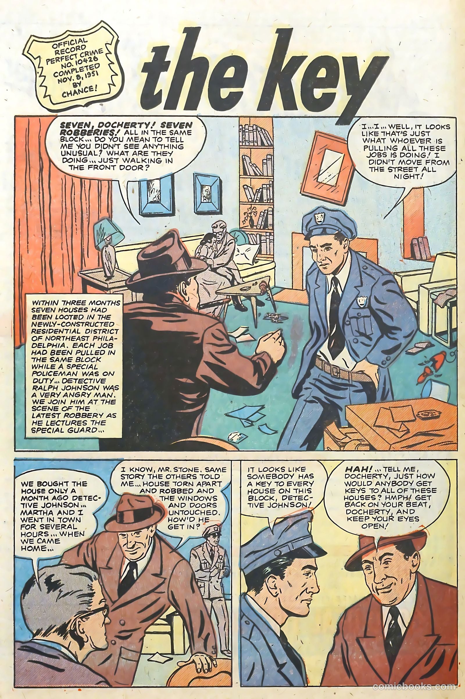 The Perfect Crime #23 (1952) — page 25 of 37