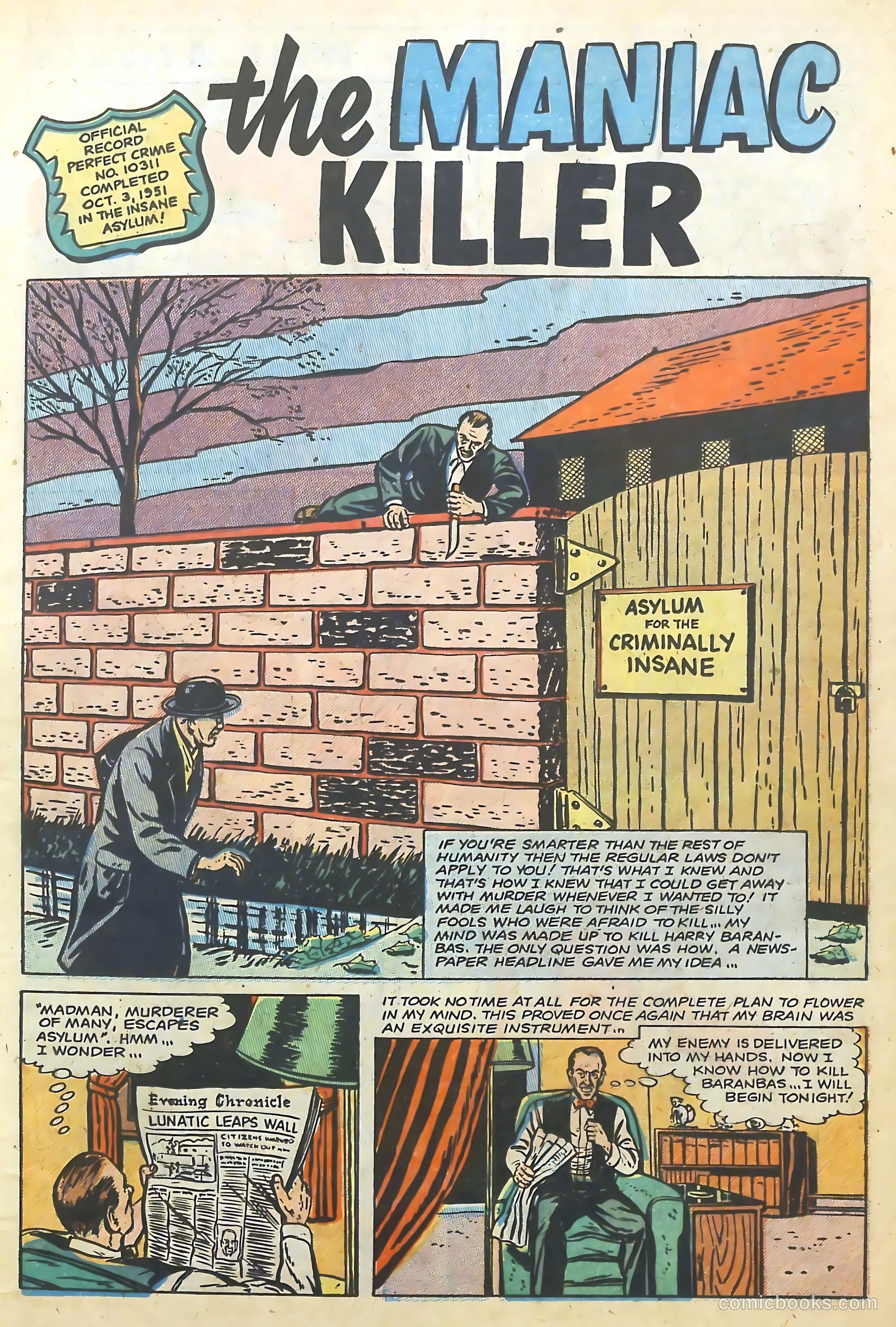 The Perfect Crime #24 (1952) — page 12 of 37