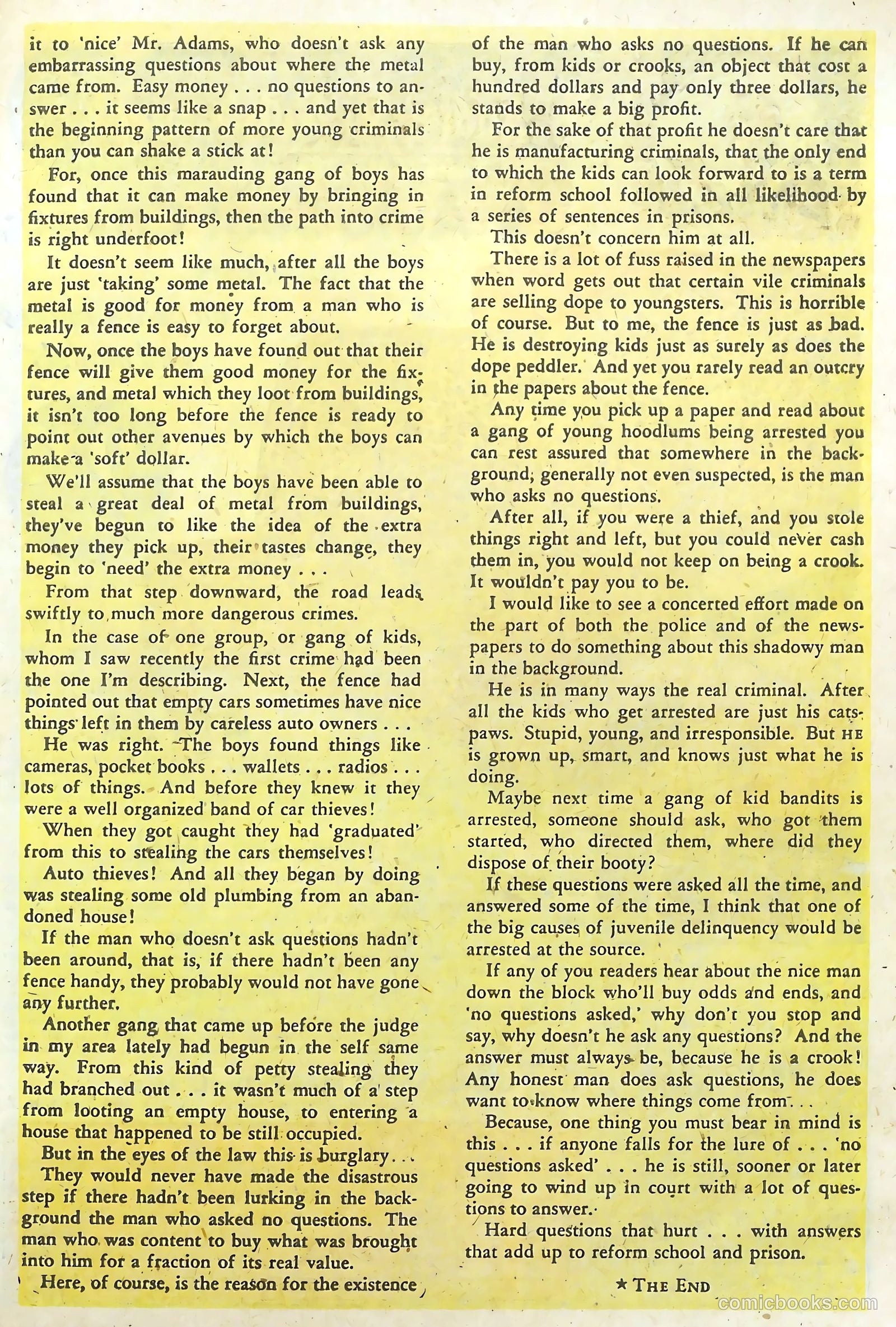 The Perfect Crime #25 (1952) — page 29 of 36