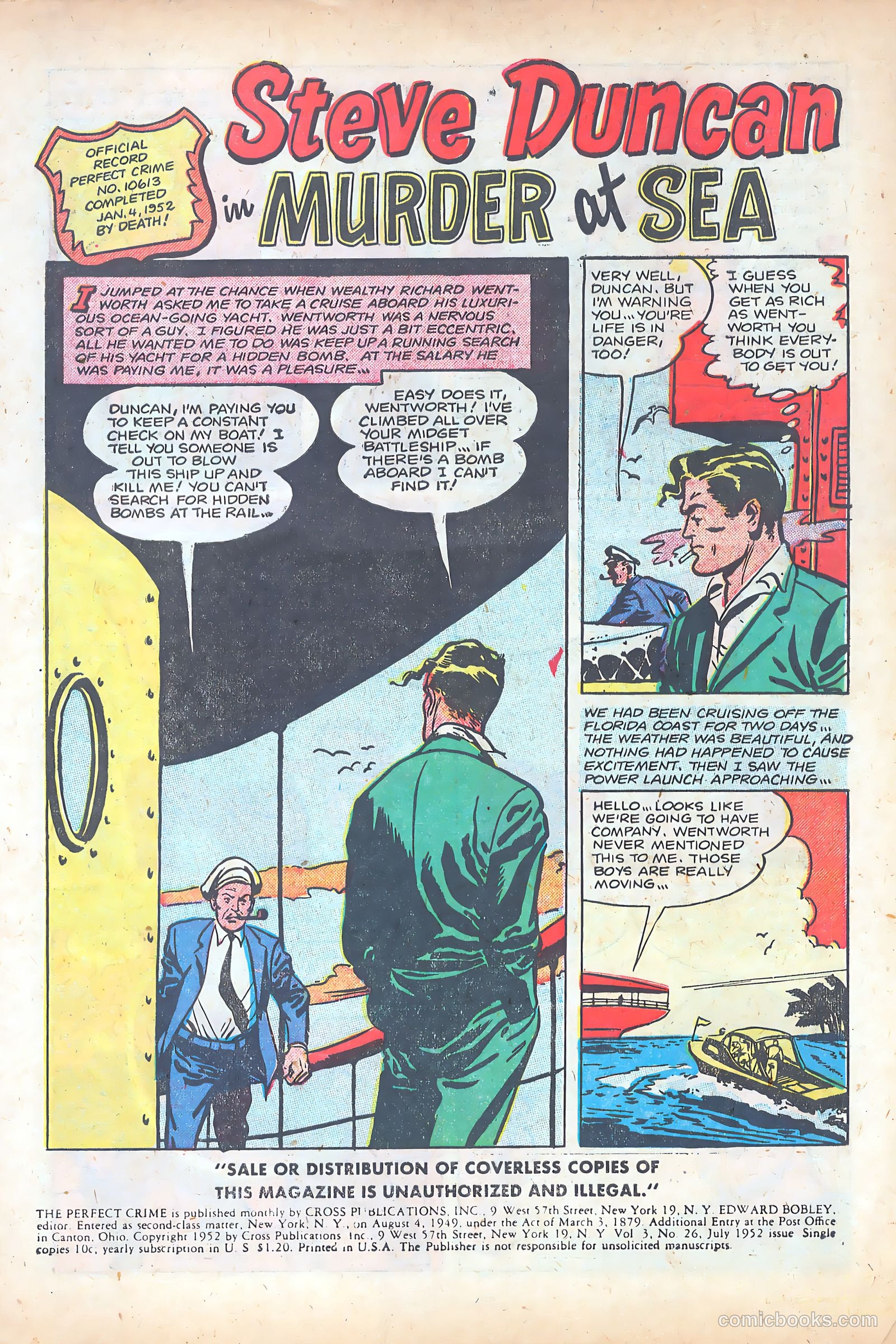 The Perfect Crime #26 (1952) — page 3 of 37