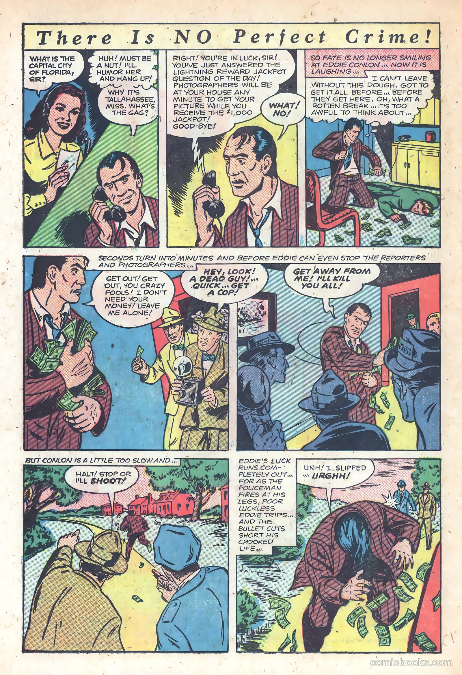 The Perfect Crime #27 (1952) — page 22 of 36