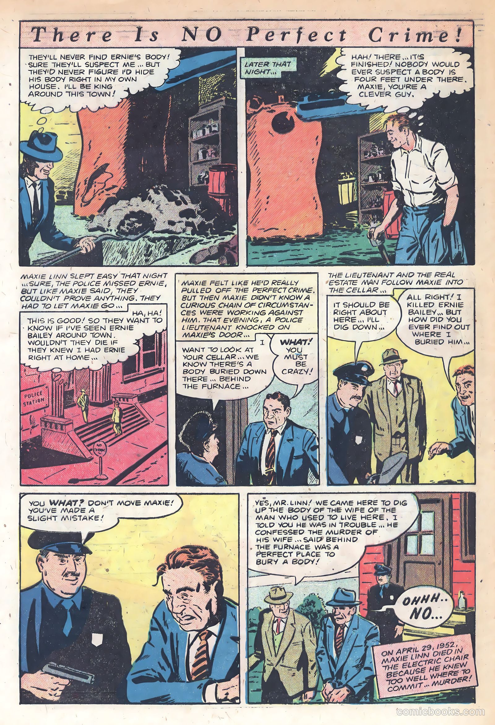 The Perfect Crime #27 (1952) — page 32 of 36