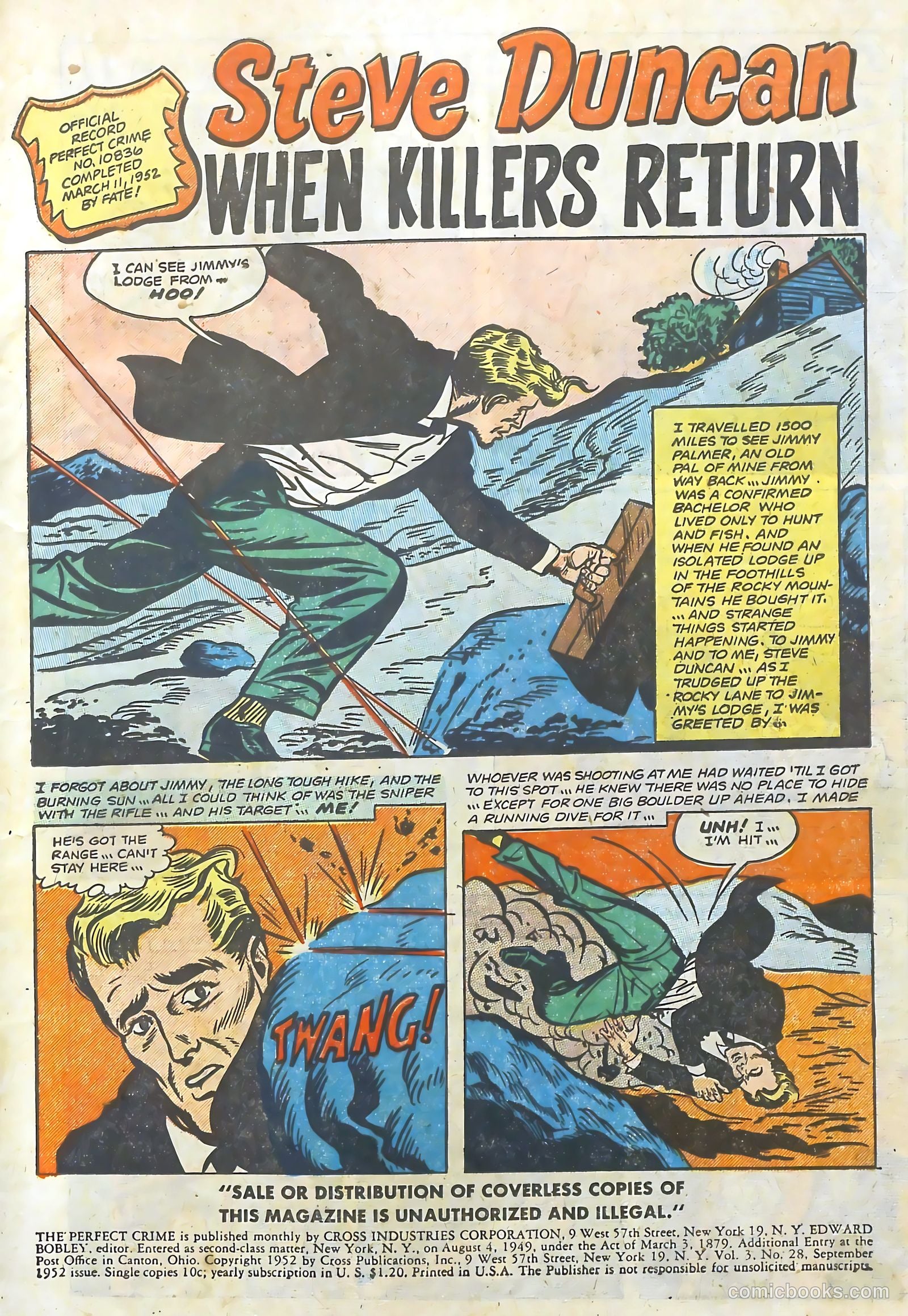 The Perfect Crime #28 (1952) — page 3 of 36