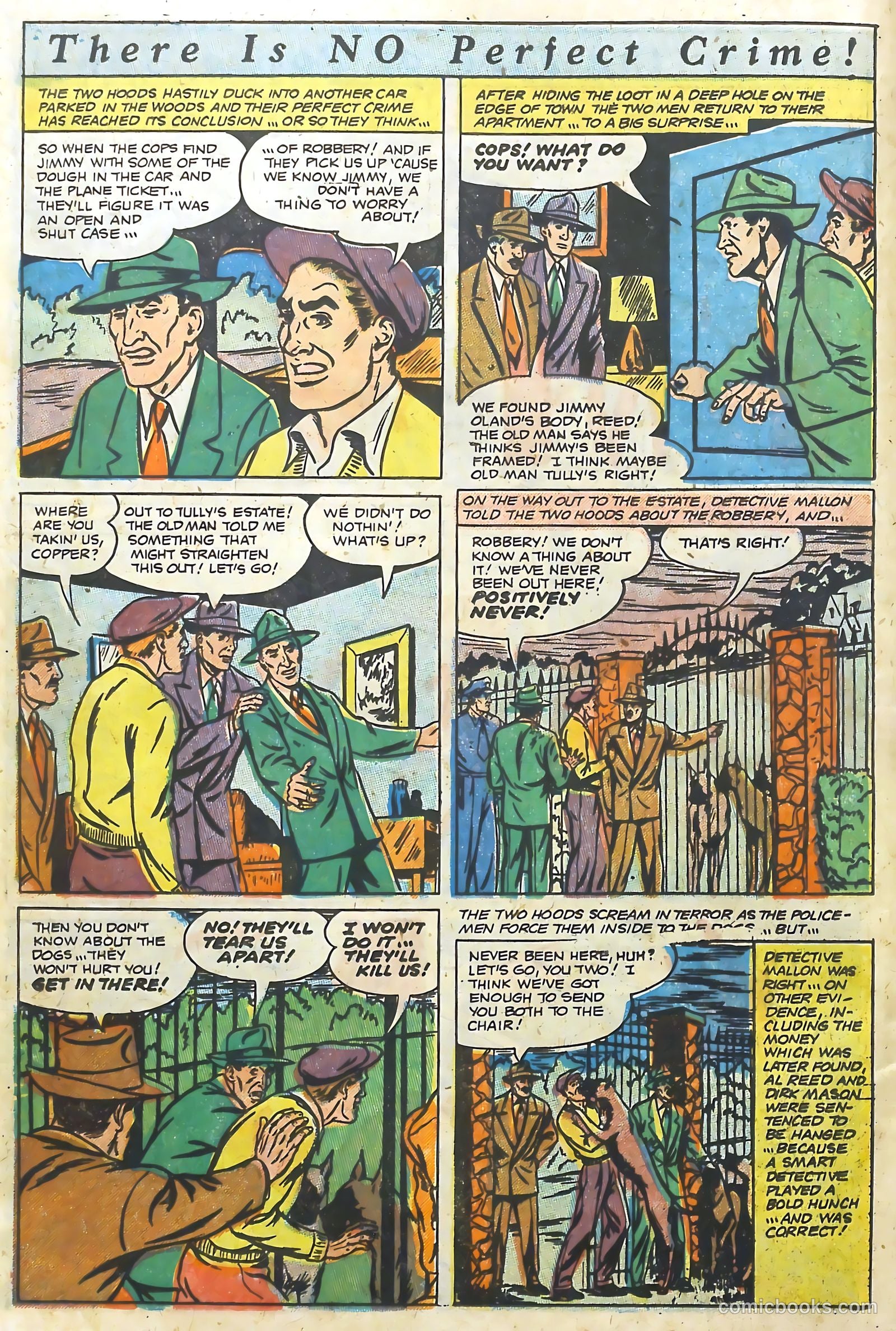 The Perfect Crime #28 (1952) — page 22 of 36