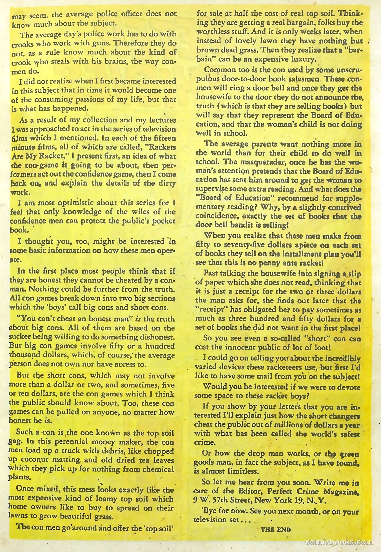 The Perfect Crime #28 (1952) — page 29 of 36
