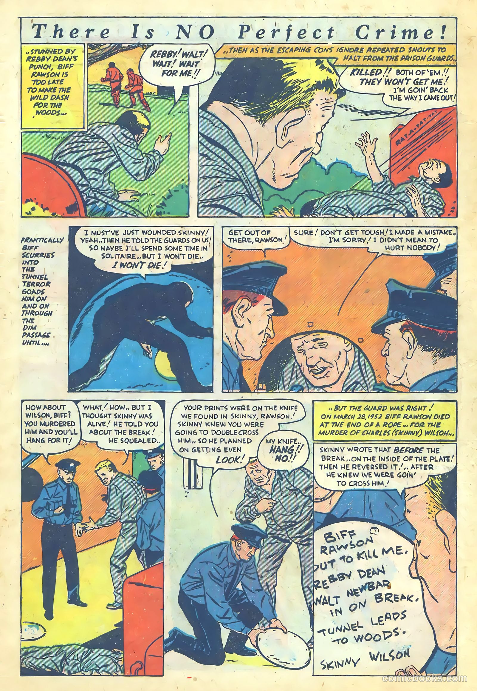 The Perfect Crime #29 (1952) — page 22 of 36