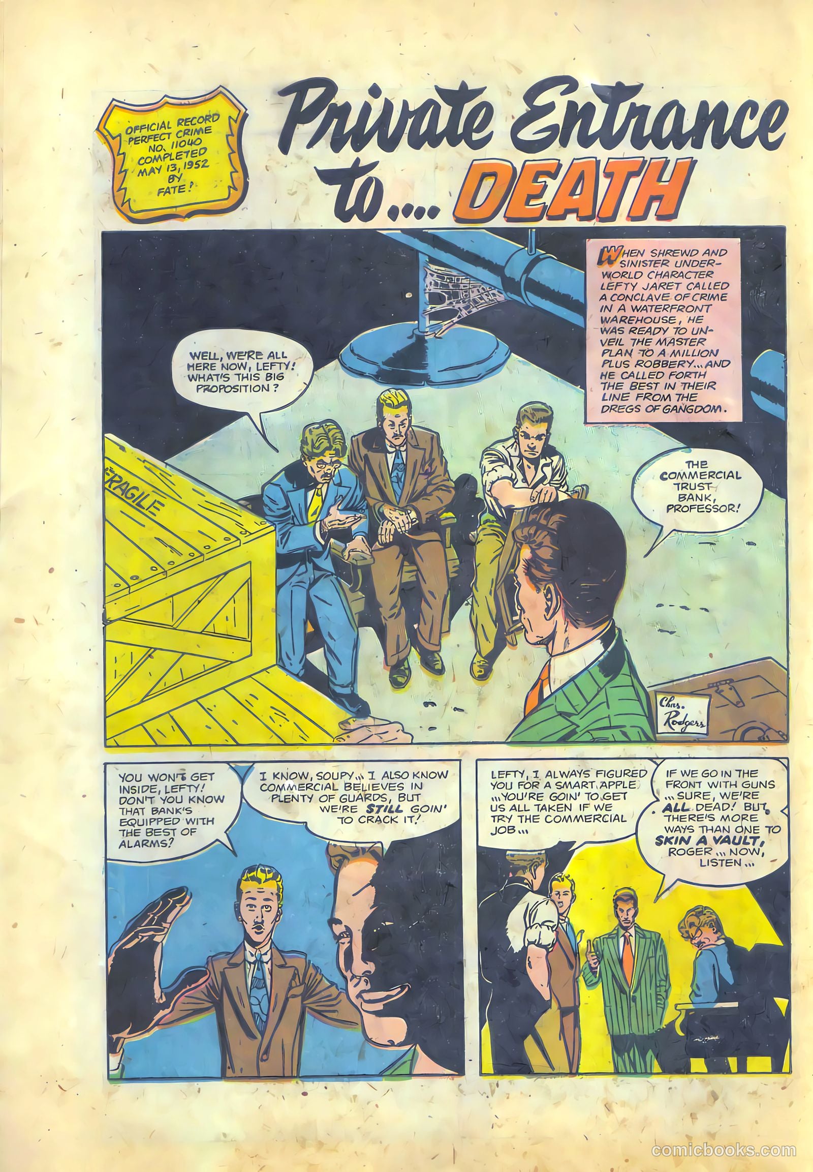 The Perfect Crime #30 (1952) — page 19 of 38