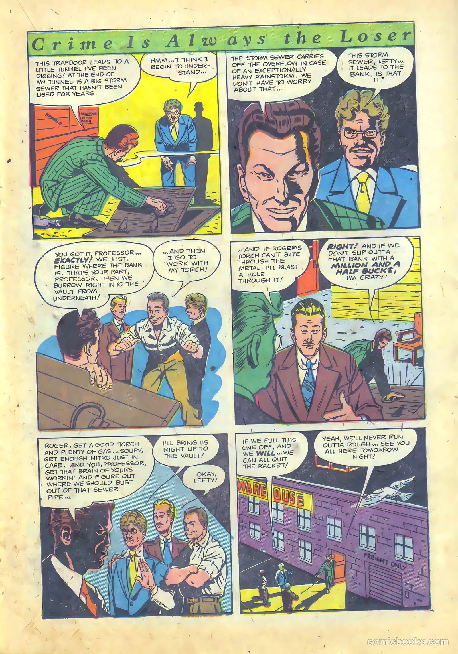 The Perfect Crime #30 (1952) — page 20 of 38