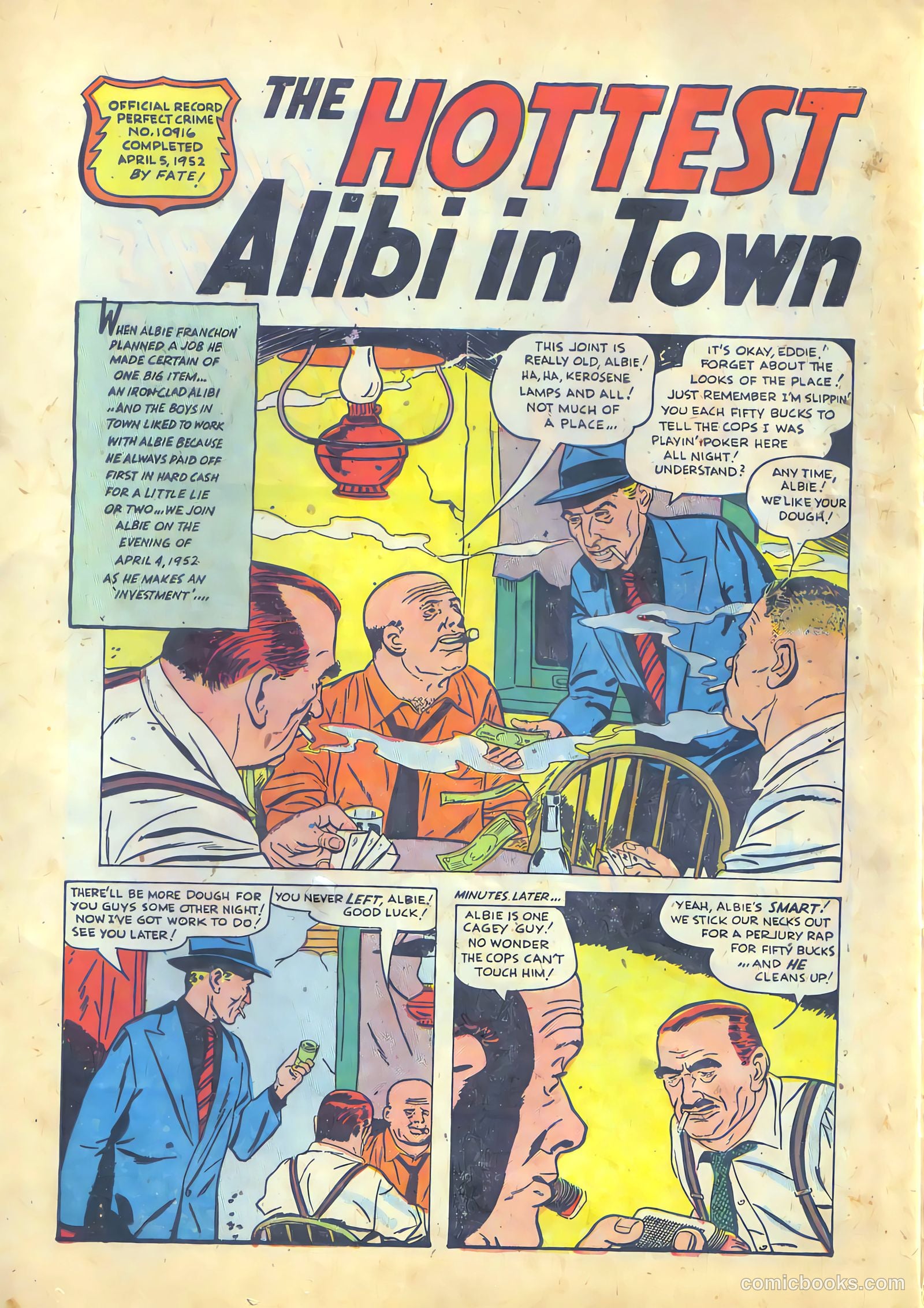 The Perfect Crime #30 (1952) — page 25 of 38