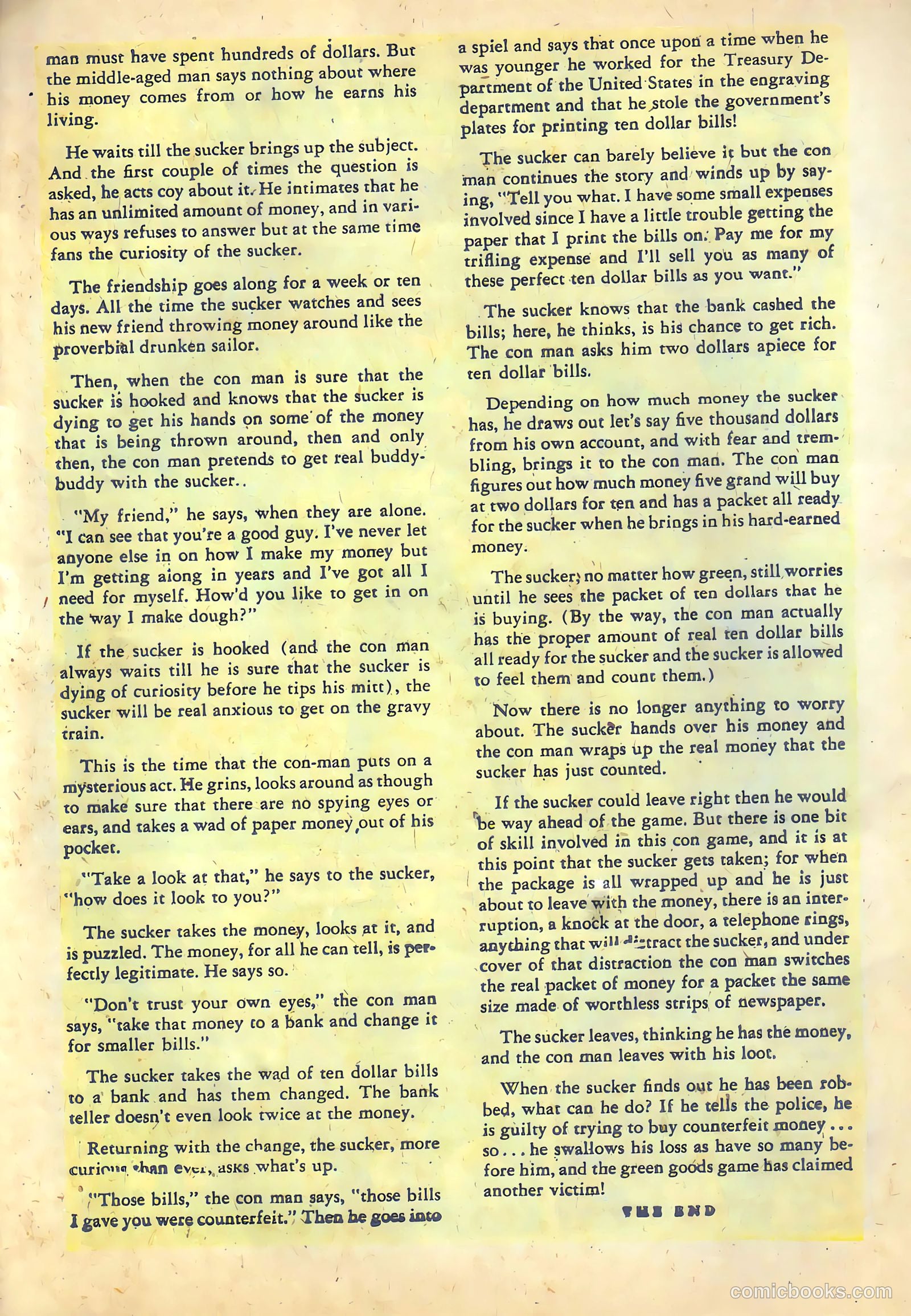 The Perfect Crime #30 (1952) — page 30 of 38