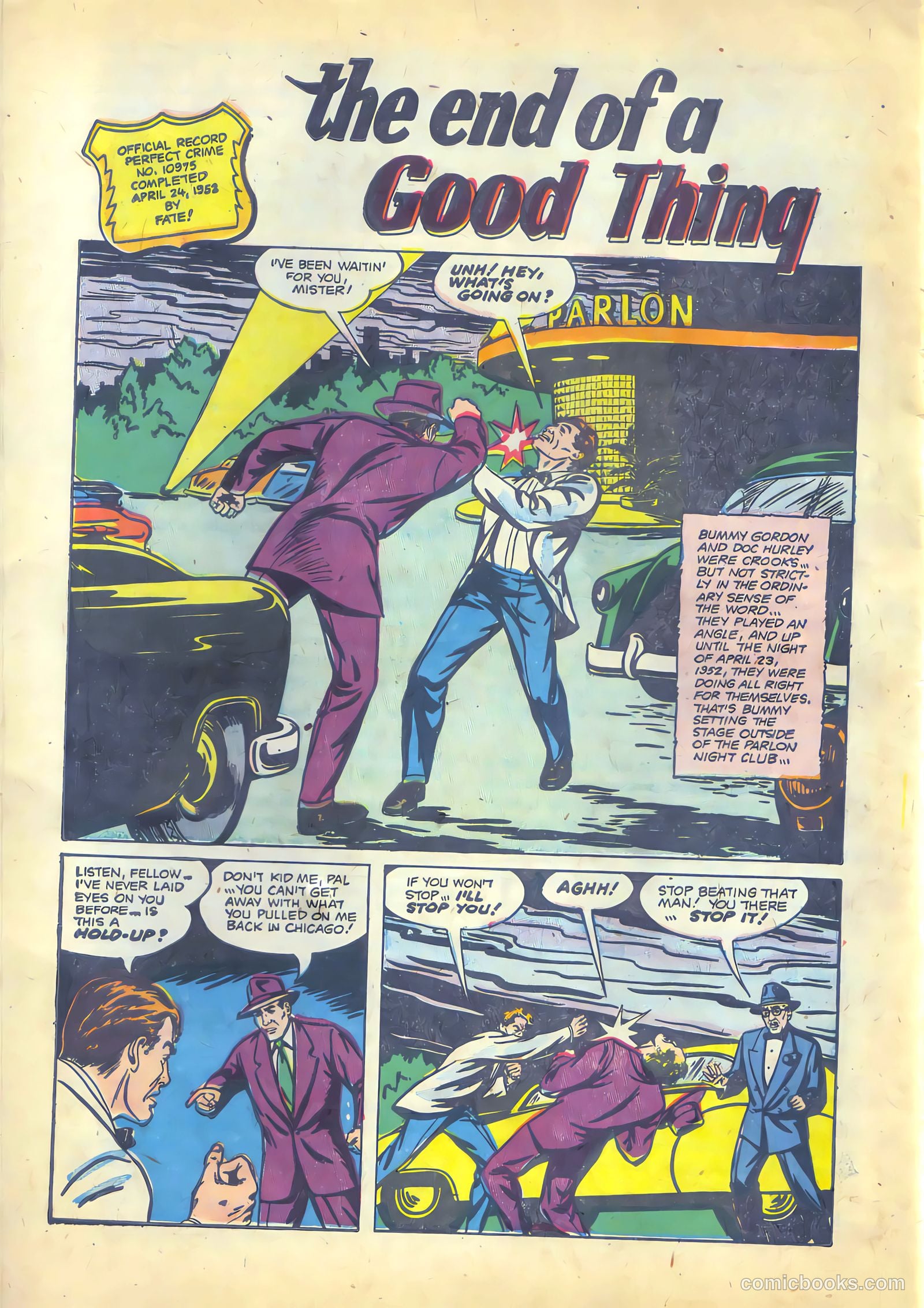 The Perfect Crime #30 (1952) — page 31 of 38