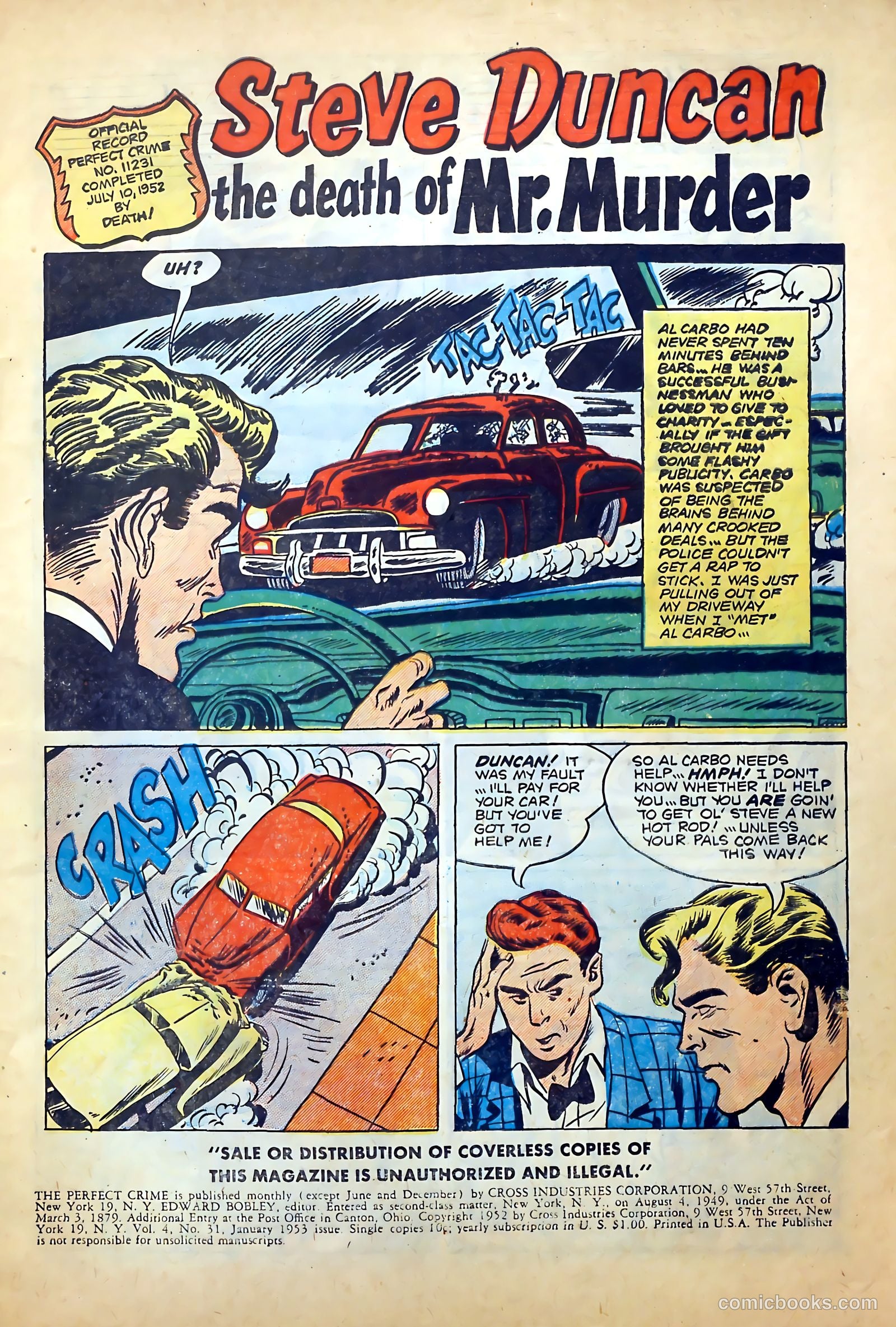 The Perfect Crime #31 (1953) — page 3 of 36