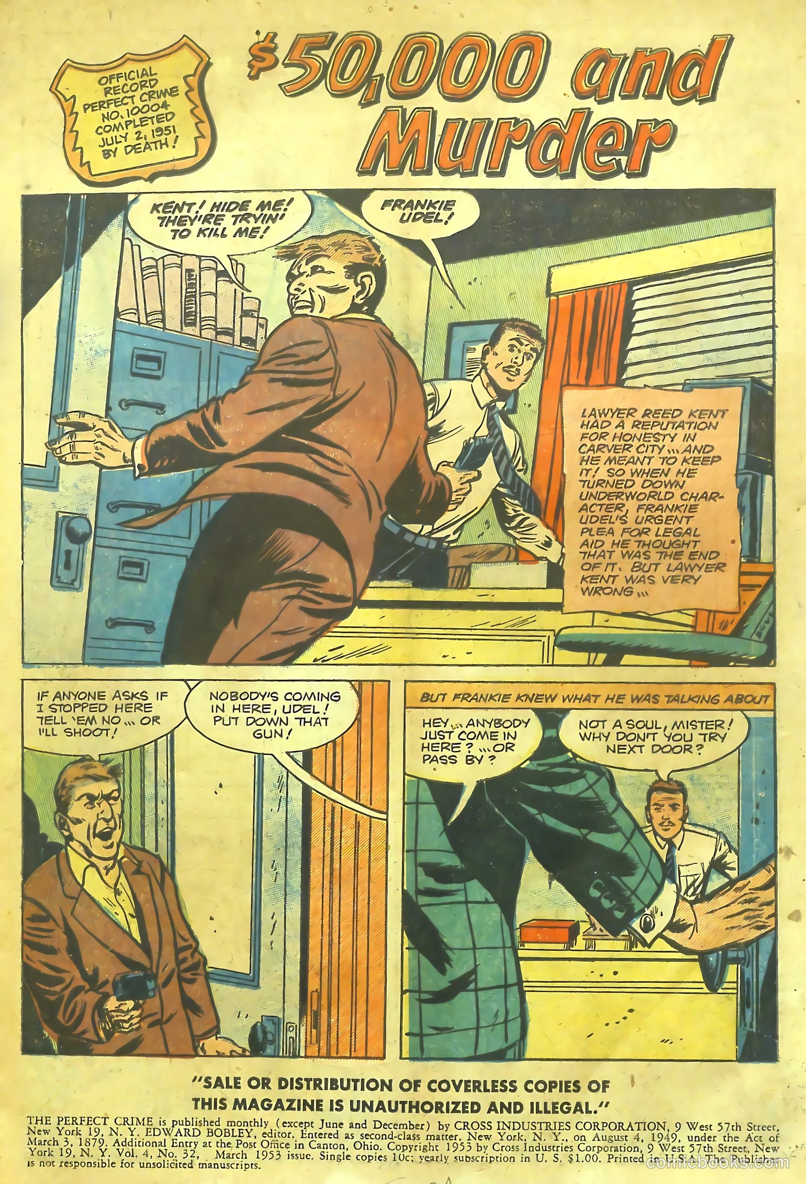 The Perfect Crime #32 (1953) — page 4 of 37