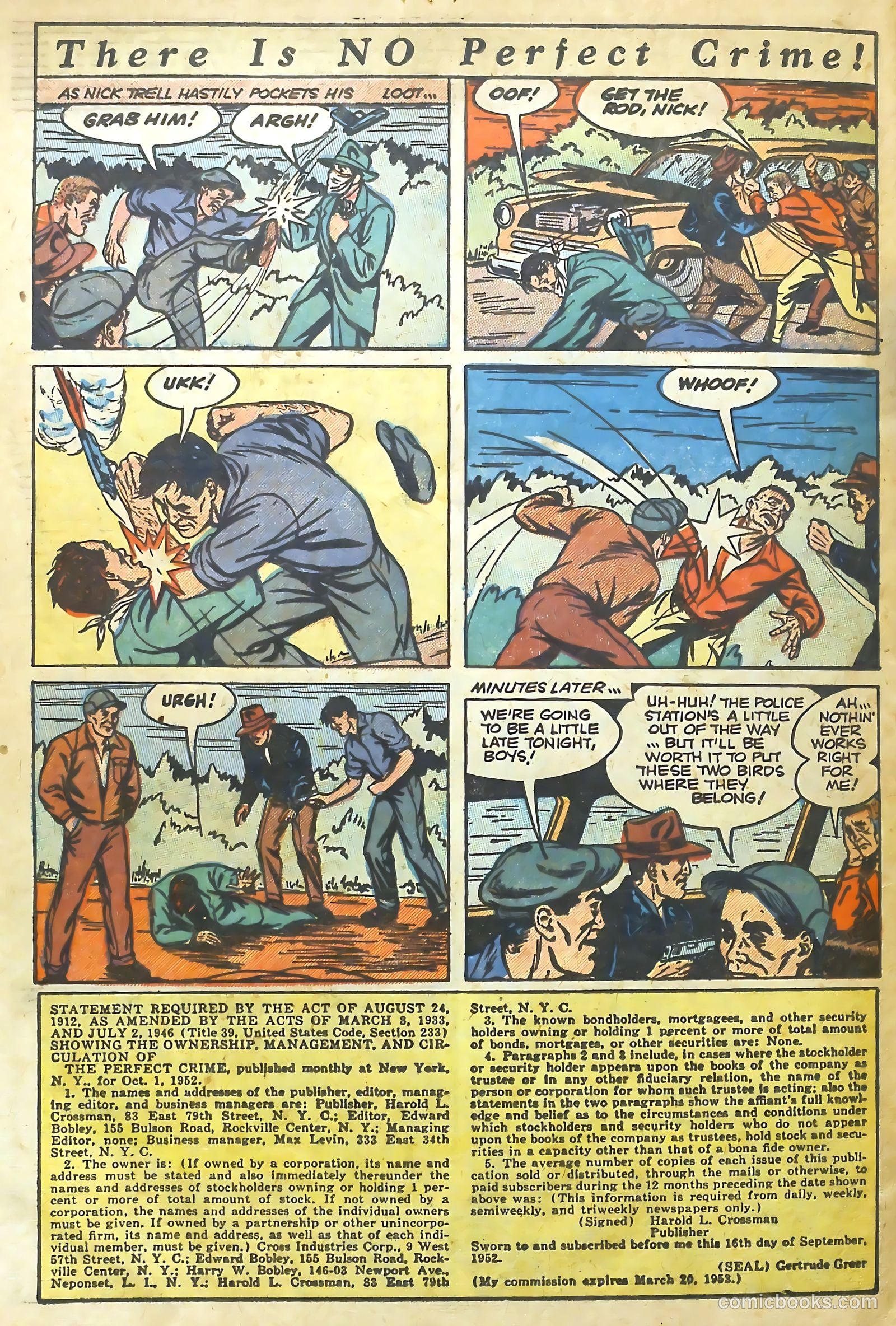 The Perfect Crime #32 (1953) — page 33 of 37