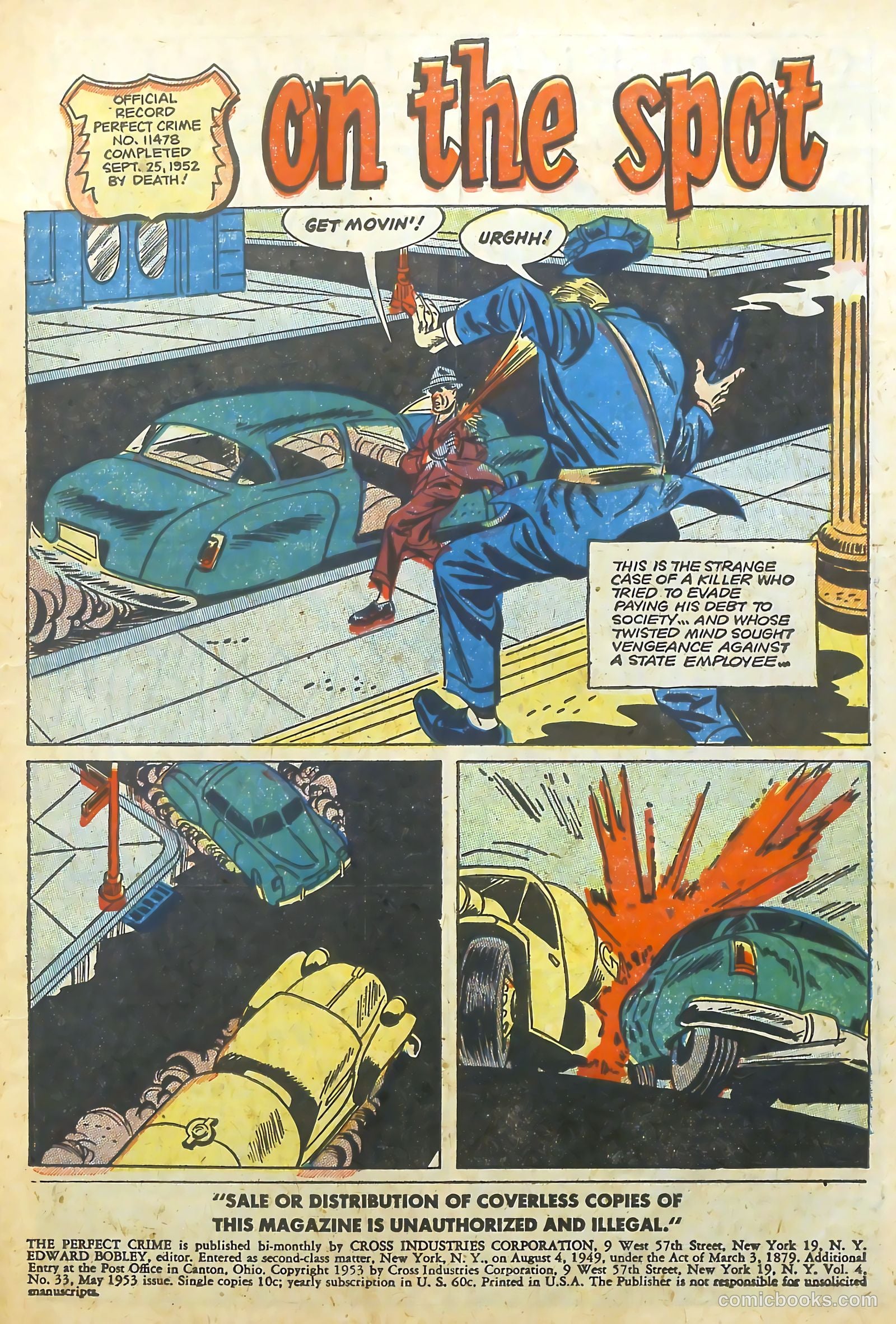 The Perfect Crime #33 (1953) — page 4 of 37