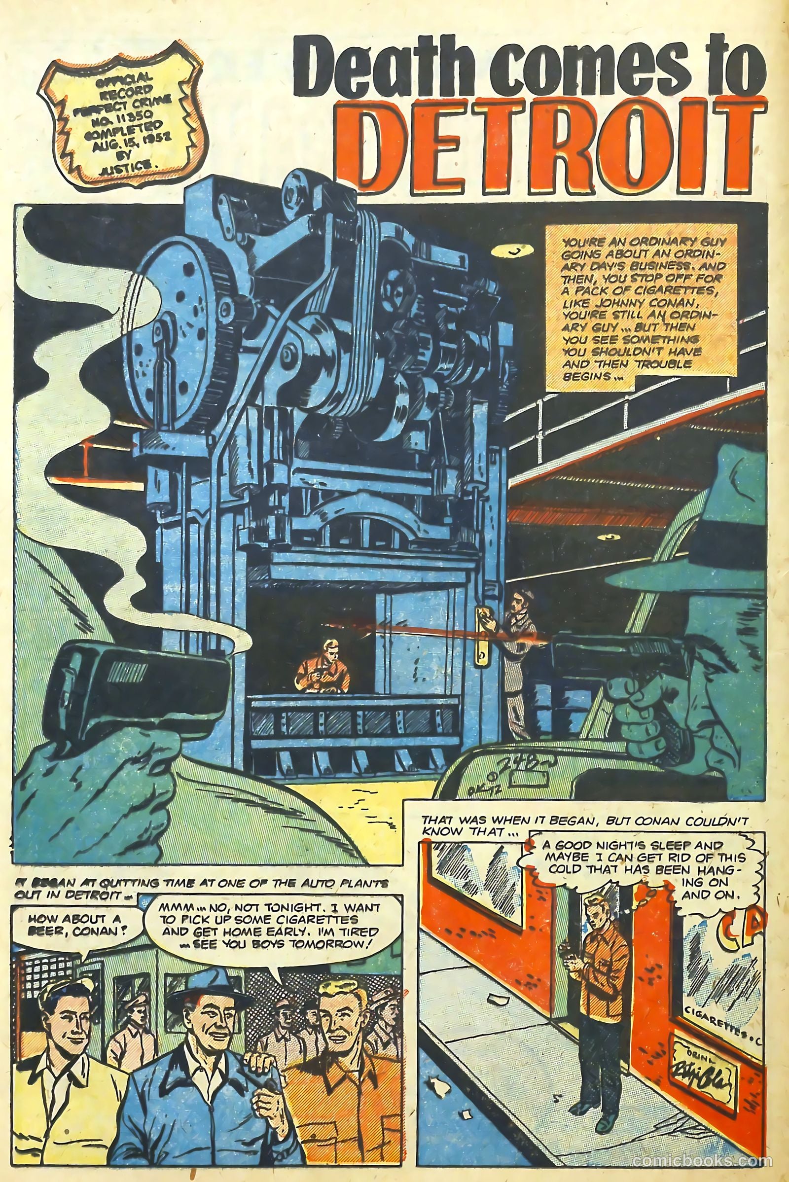 The Perfect Crime #33 (1953) — page 13 of 37