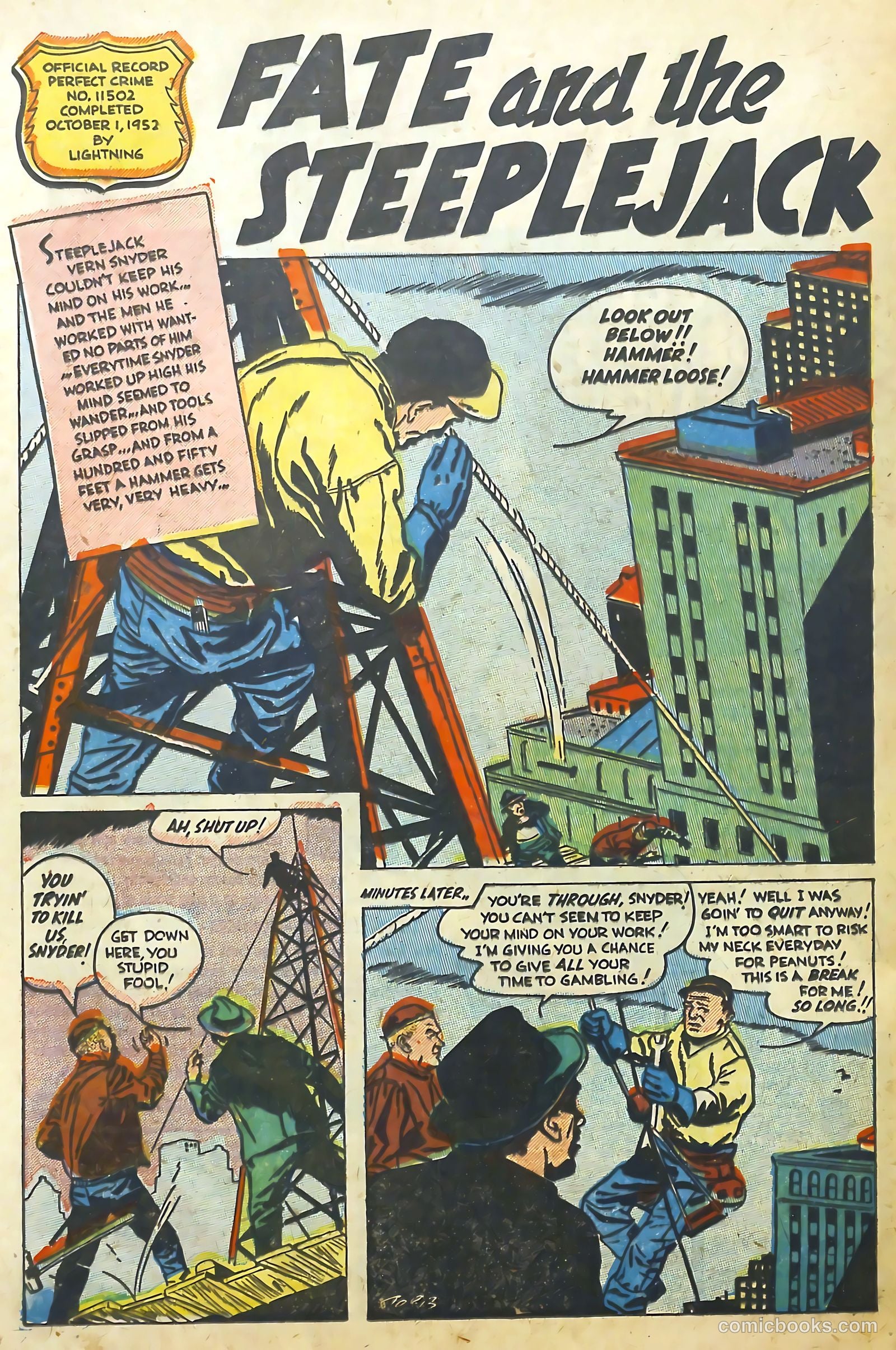 The Perfect Crime #33 (1953) — page 25 of 37