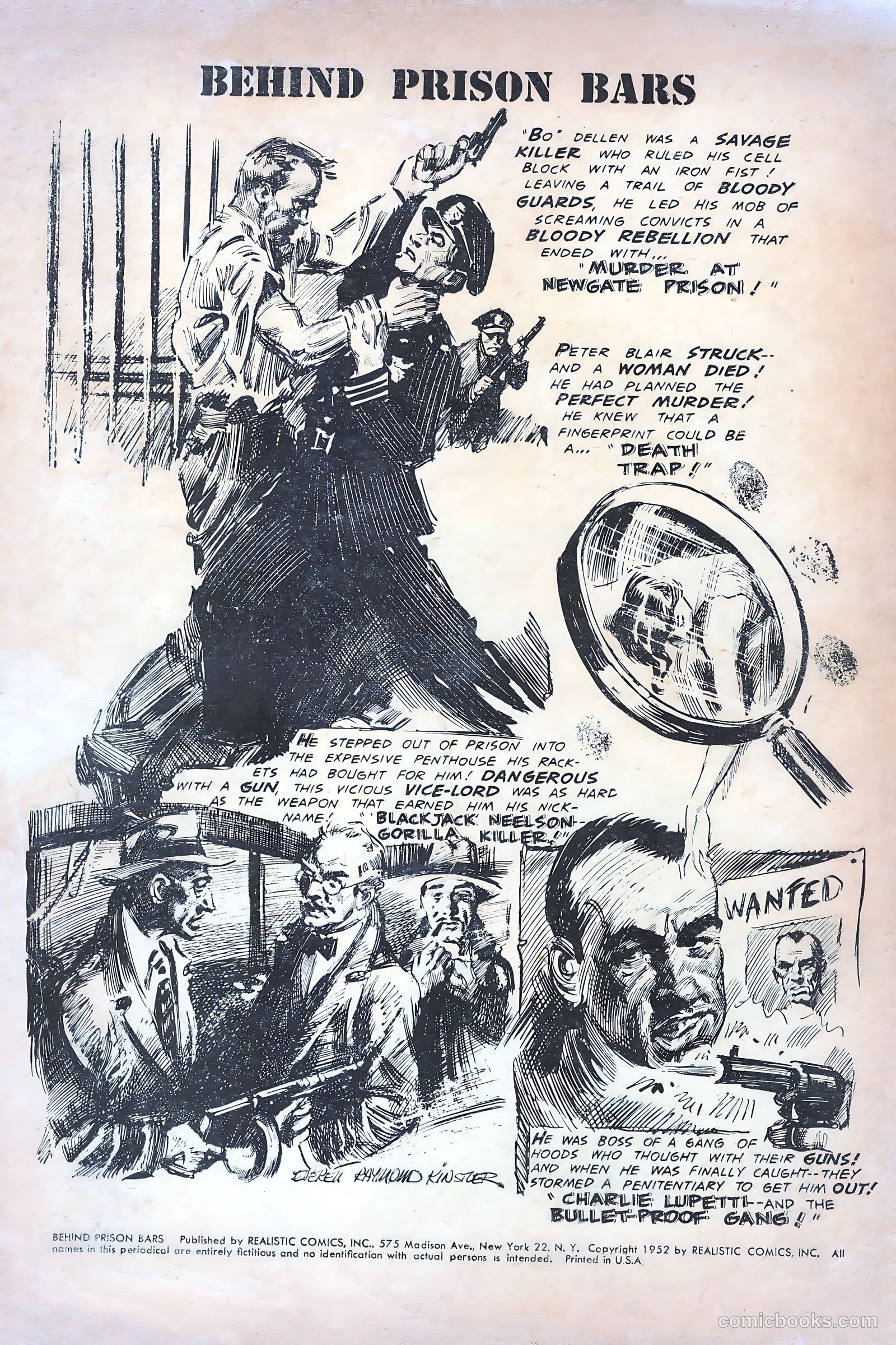 Behind Prison Bars #1 (1952) — page 2 of 37