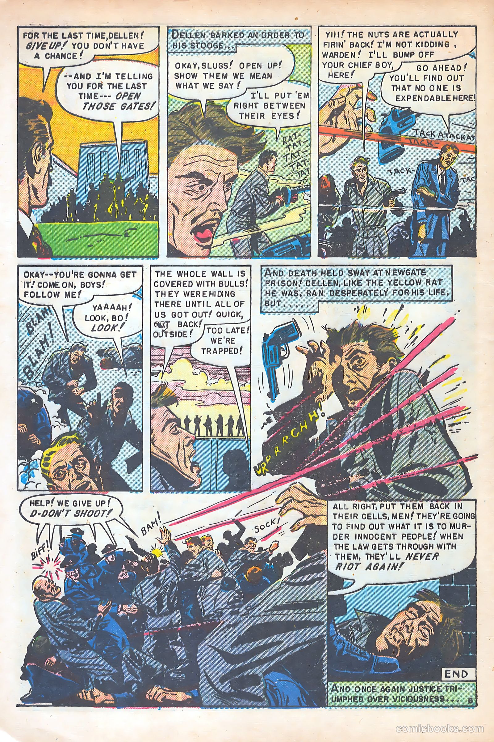 Behind Prison Bars #1 (1952) — page 8 of 37