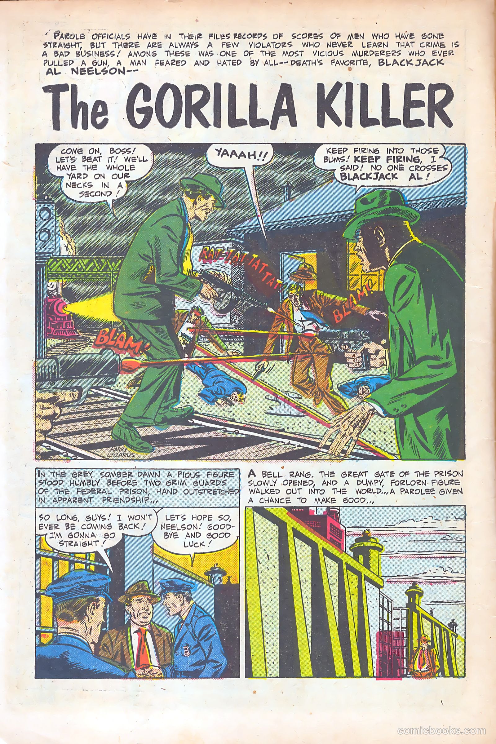 Behind Prison Bars #1 (1952) — page 10 of 37
