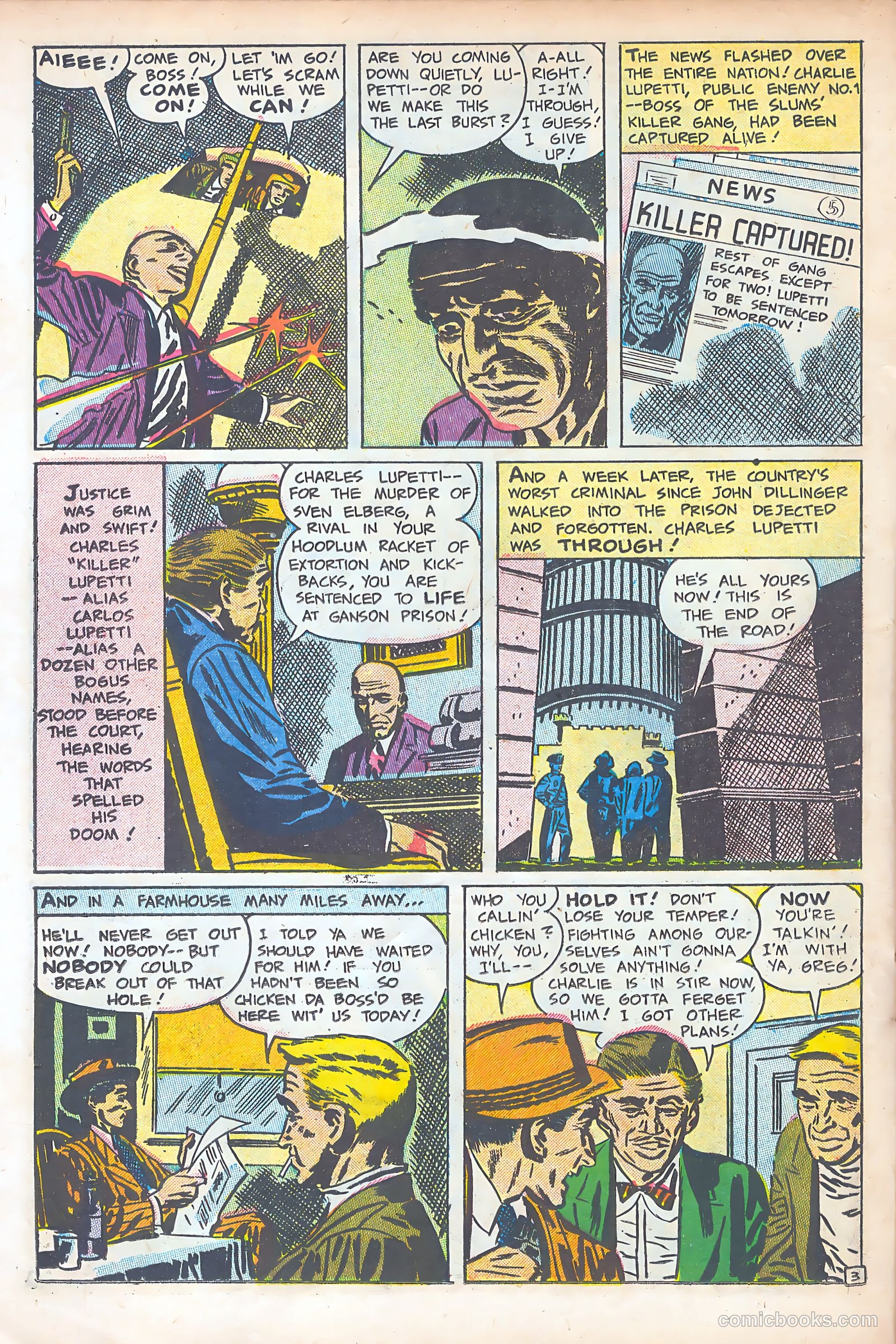 Behind Prison Bars #1 (1952) — page 22 of 37