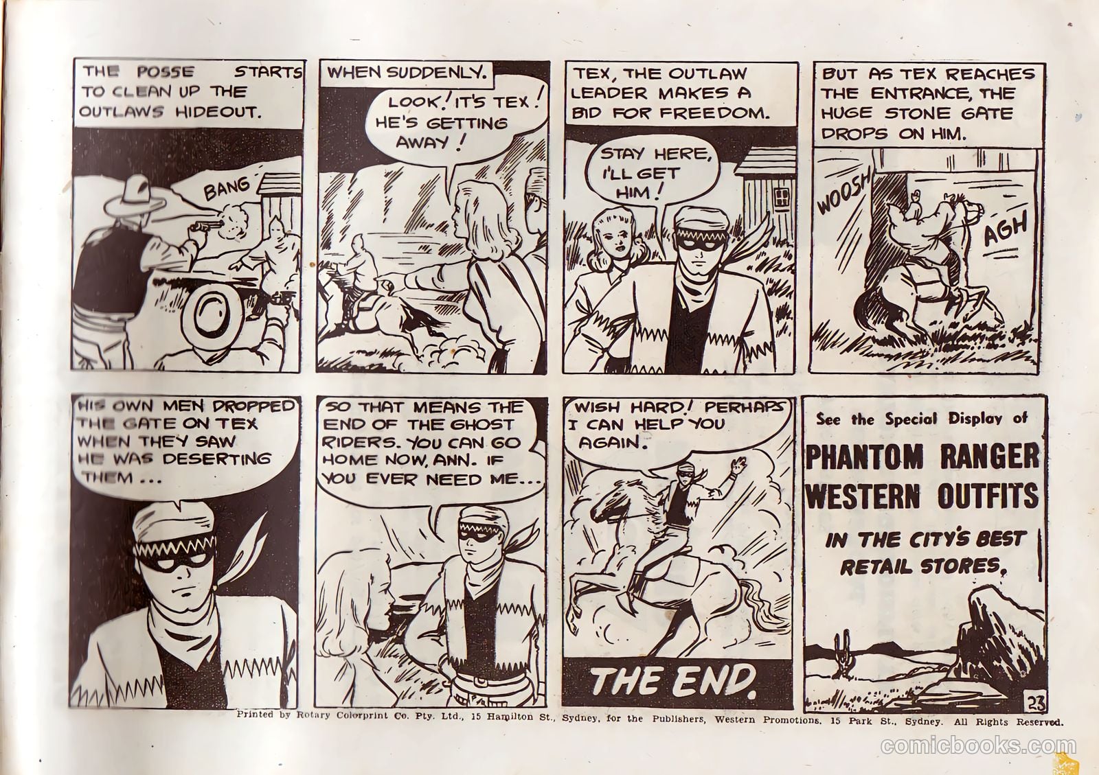 The Phantom Ranger #14 — page 23 of 24