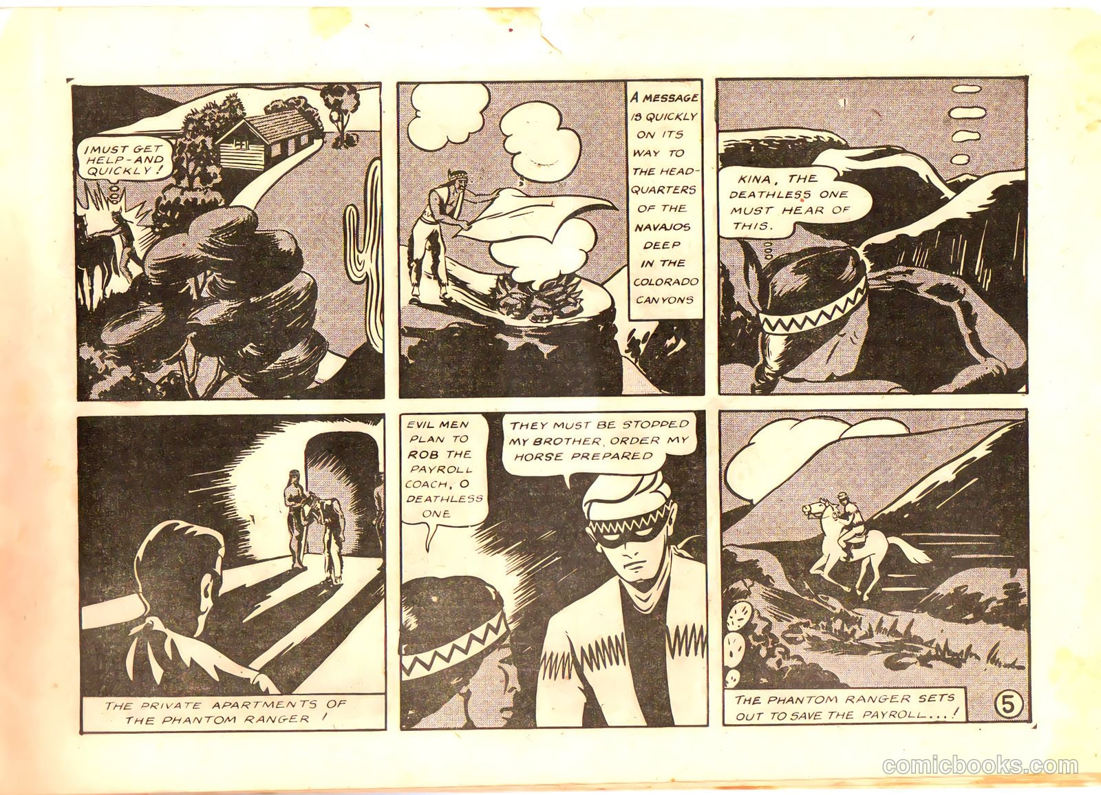 The Phantom Ranger #2 (1955) — page 5 of 27