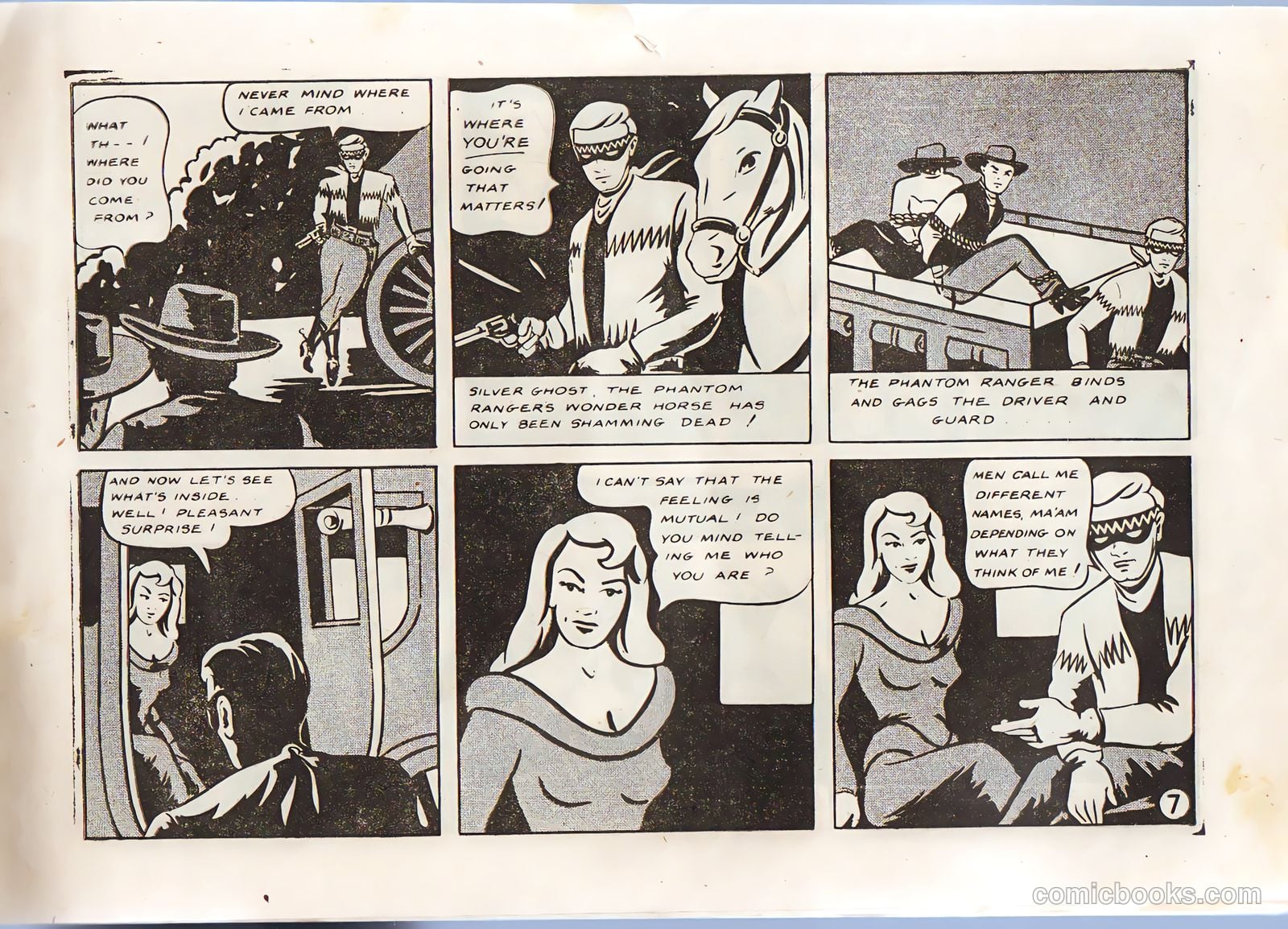 The Phantom Ranger #2 (1955) — page 7 of 27