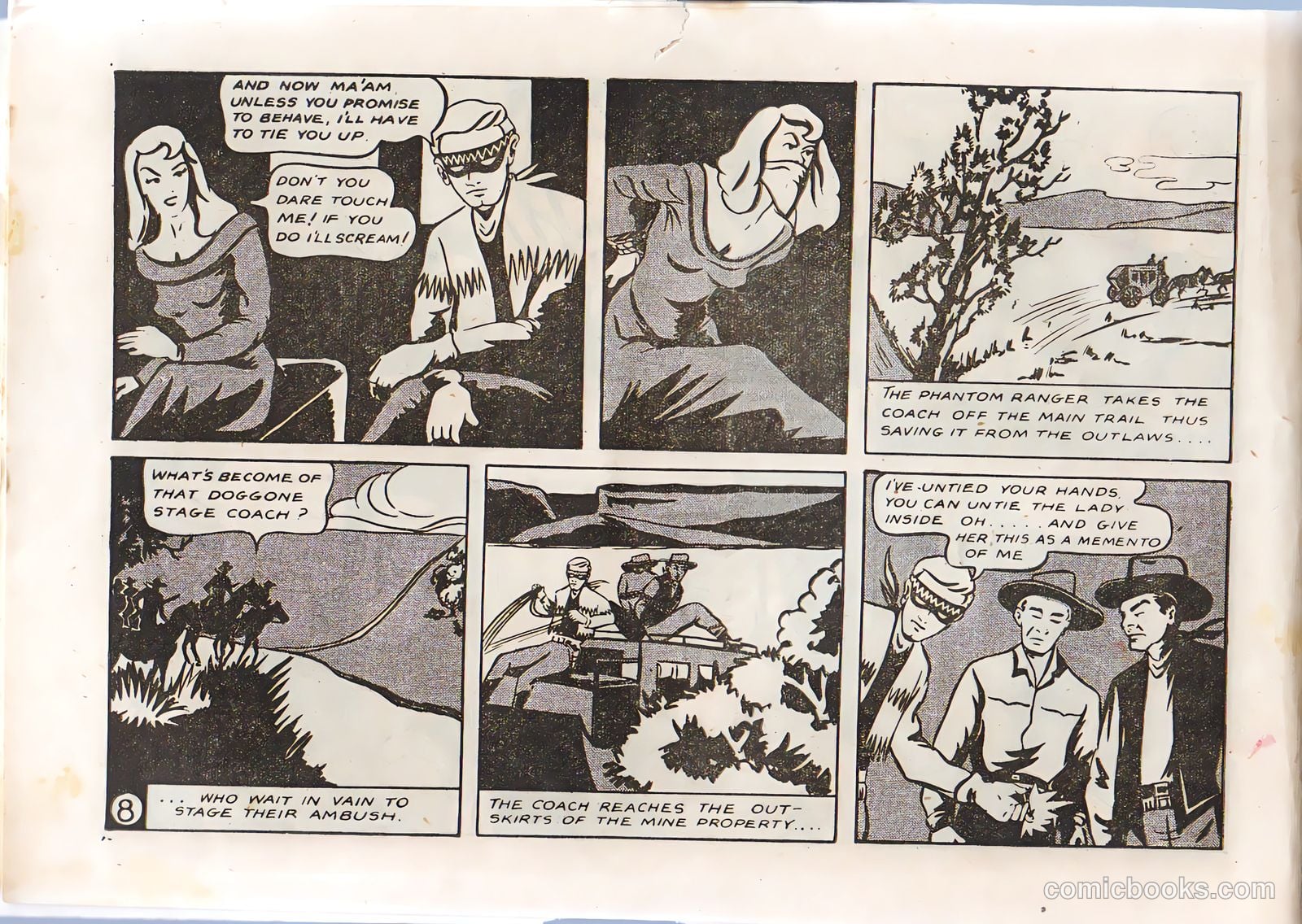 The Phantom Ranger #2 (1955) — page 8 of 27