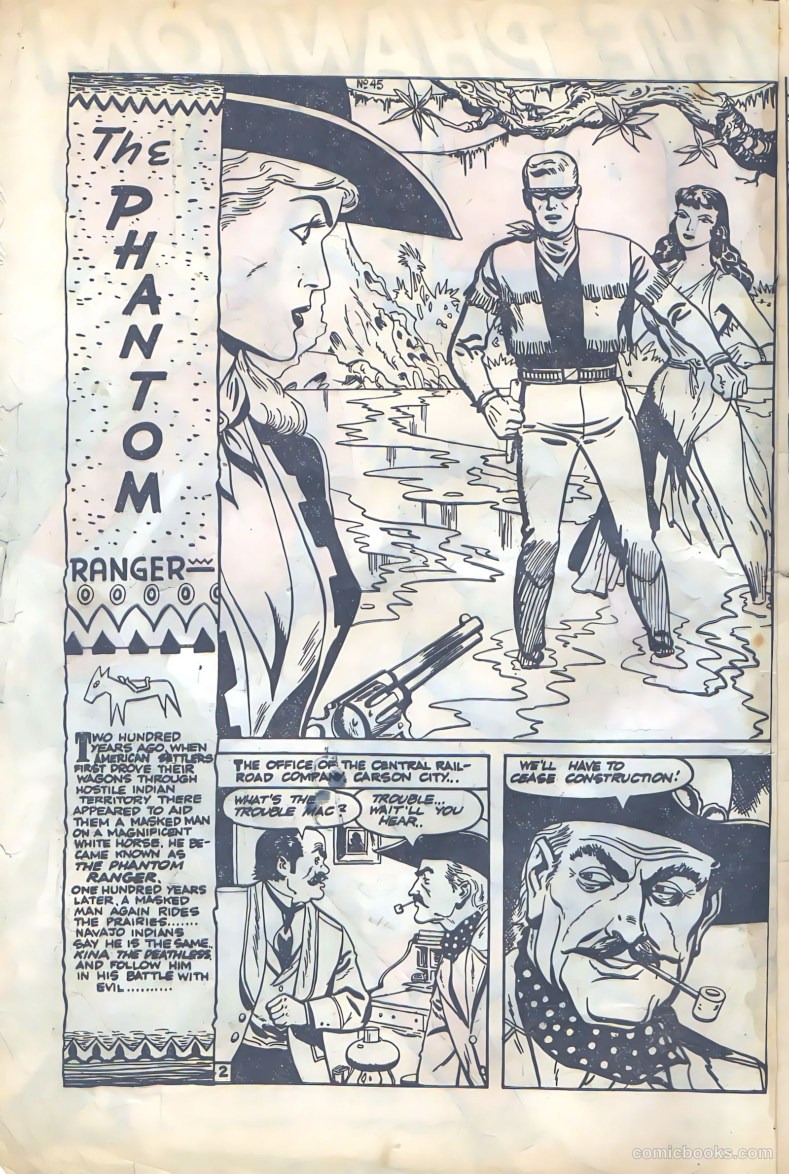 The Phantom Ranger #45 (1952) — page 2 of 22