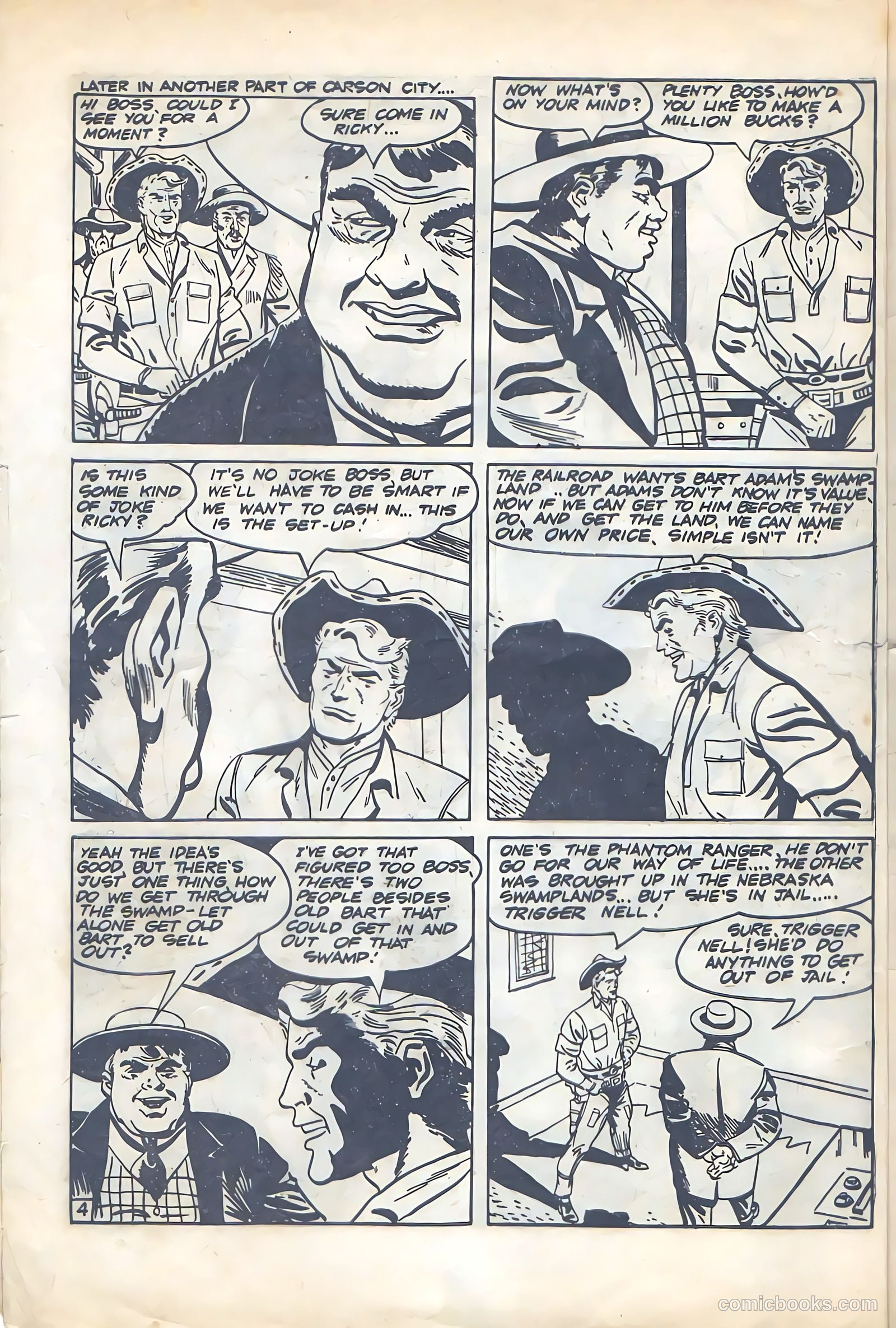 The Phantom Ranger #45 (1952) — page 4 of 22