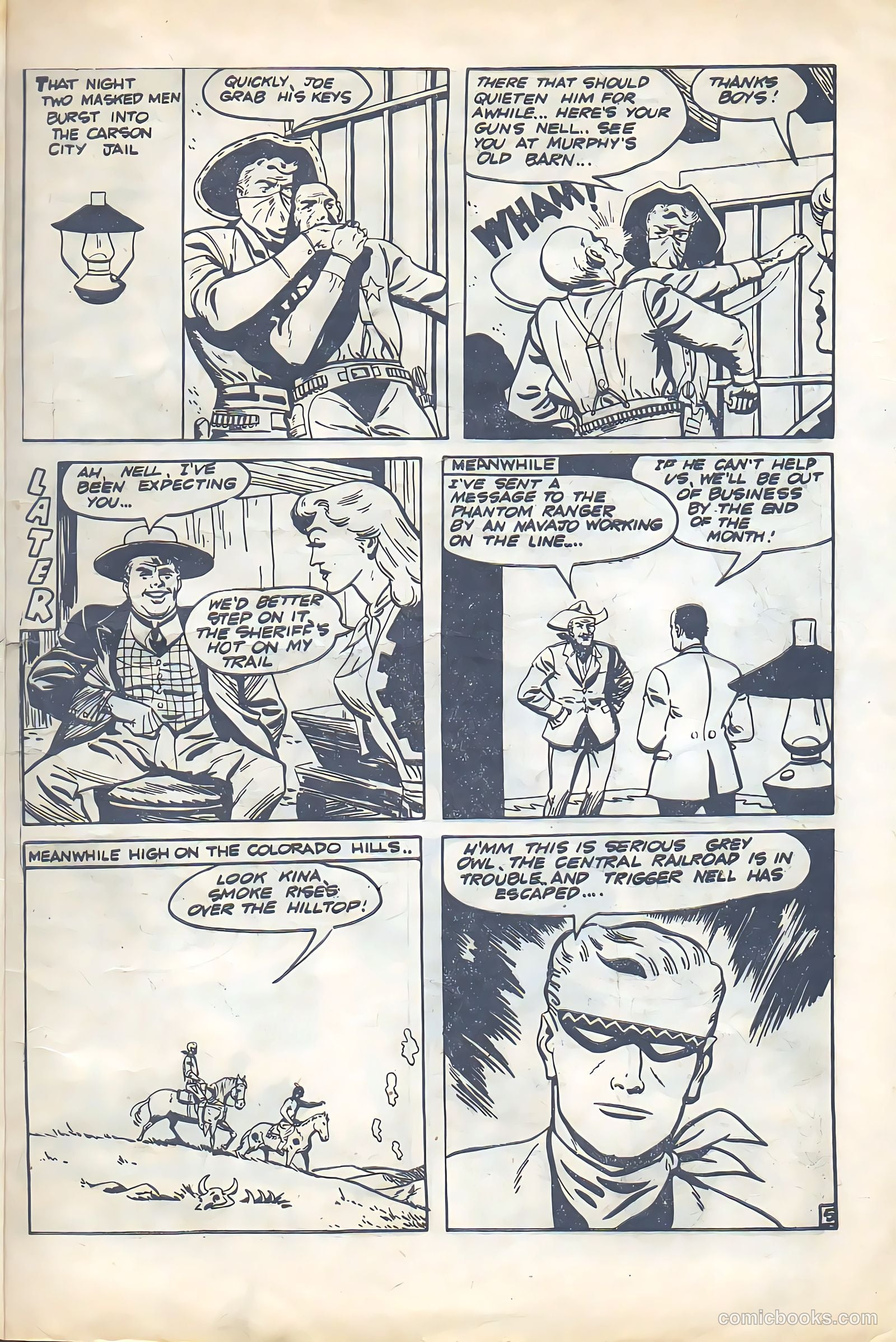 The Phantom Ranger #45 (1952) — page 5 of 22