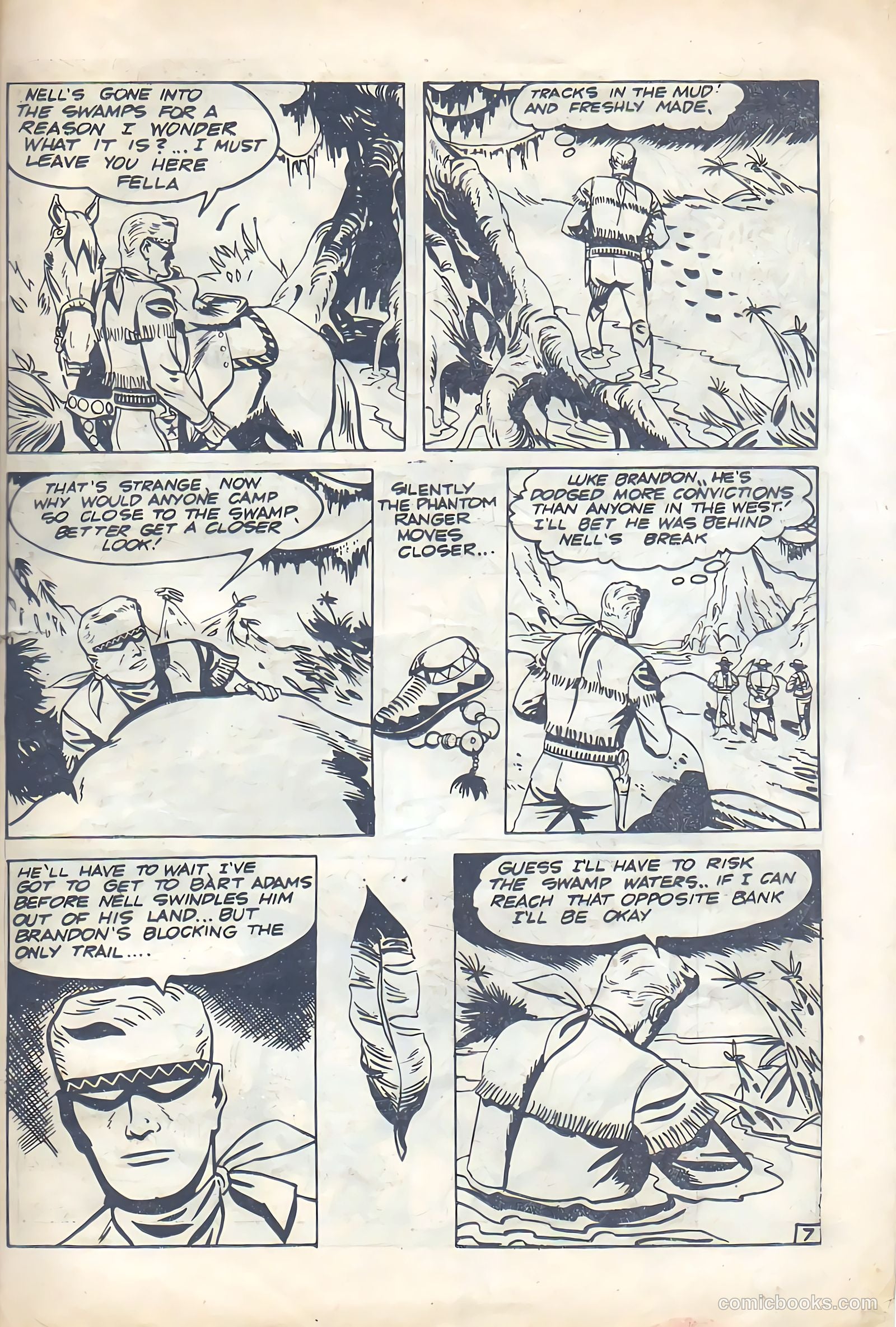 The Phantom Ranger #45 (1952) — page 7 of 22