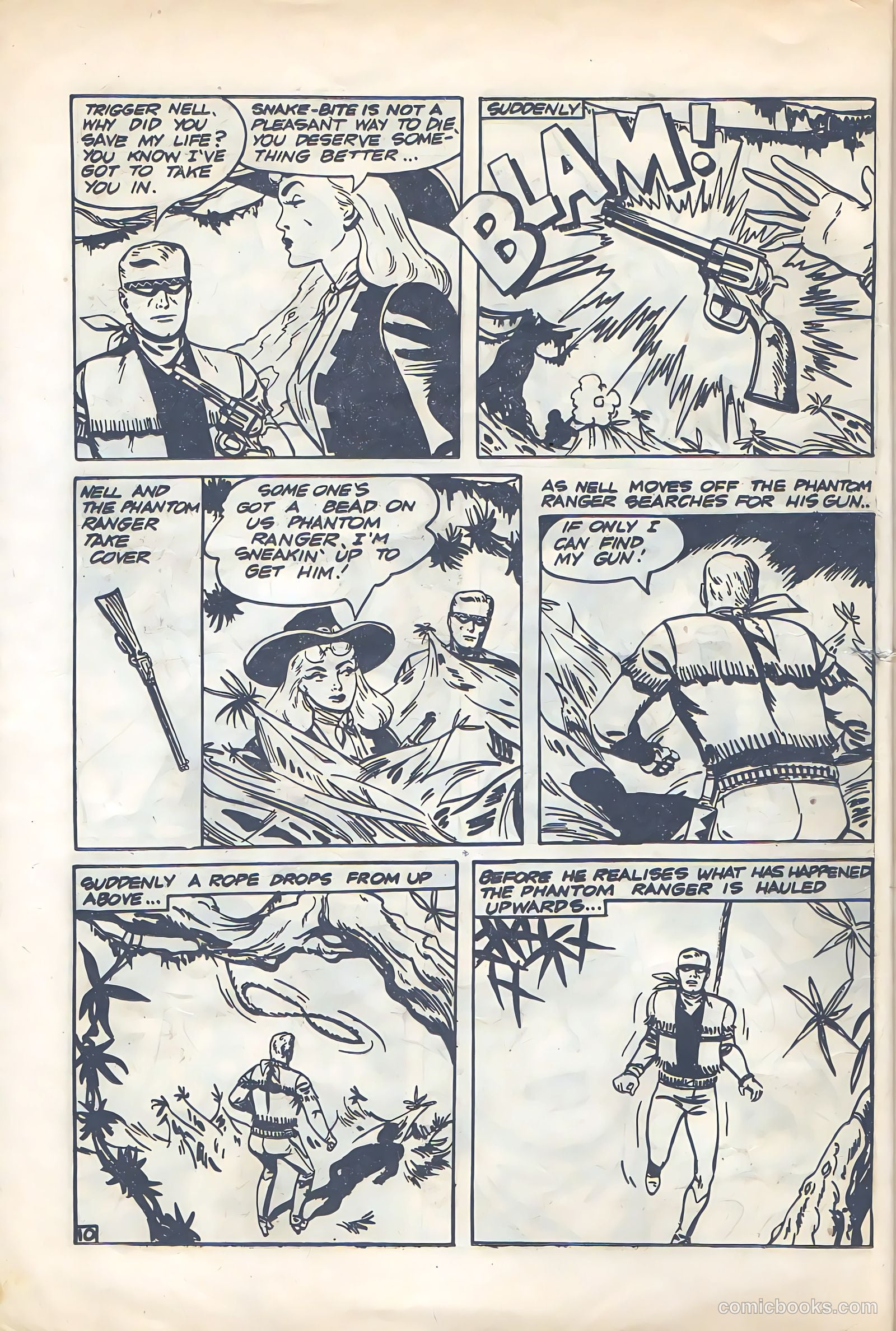 The Phantom Ranger #45 (1952) — page 10 of 22