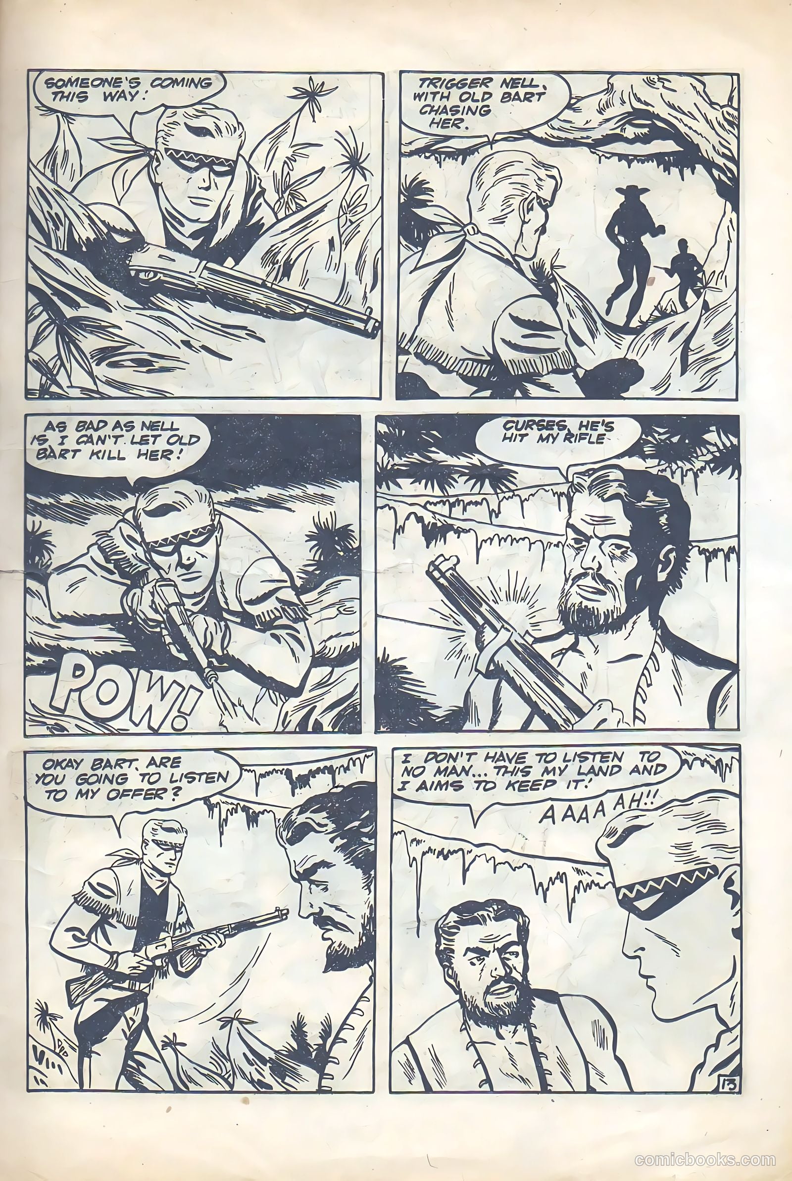 The Phantom Ranger #45 (1952) — page 13 of 22