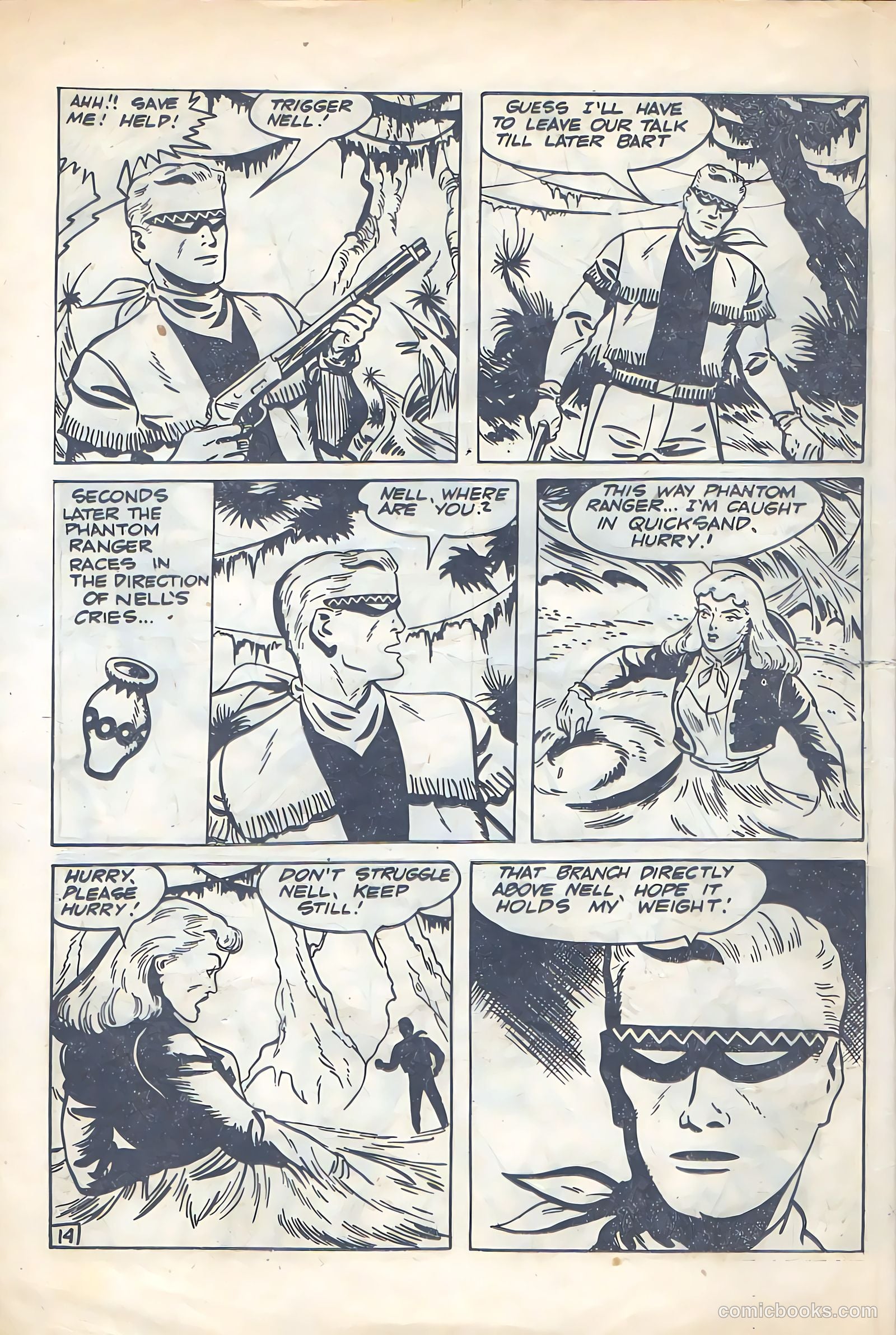 The Phantom Ranger #45 (1952) — page 14 of 22