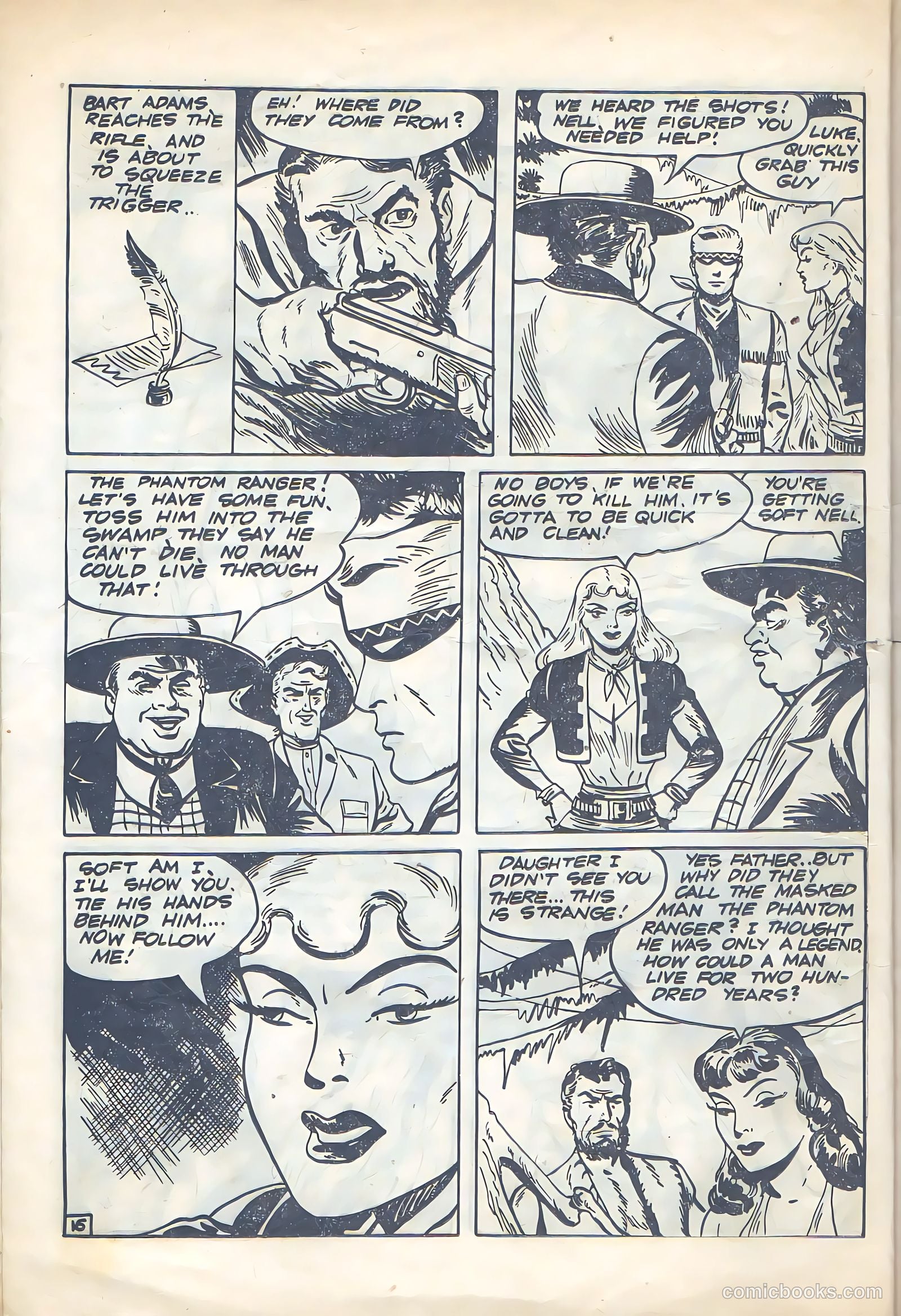 The Phantom Ranger #45 (1952) — page 16 of 22