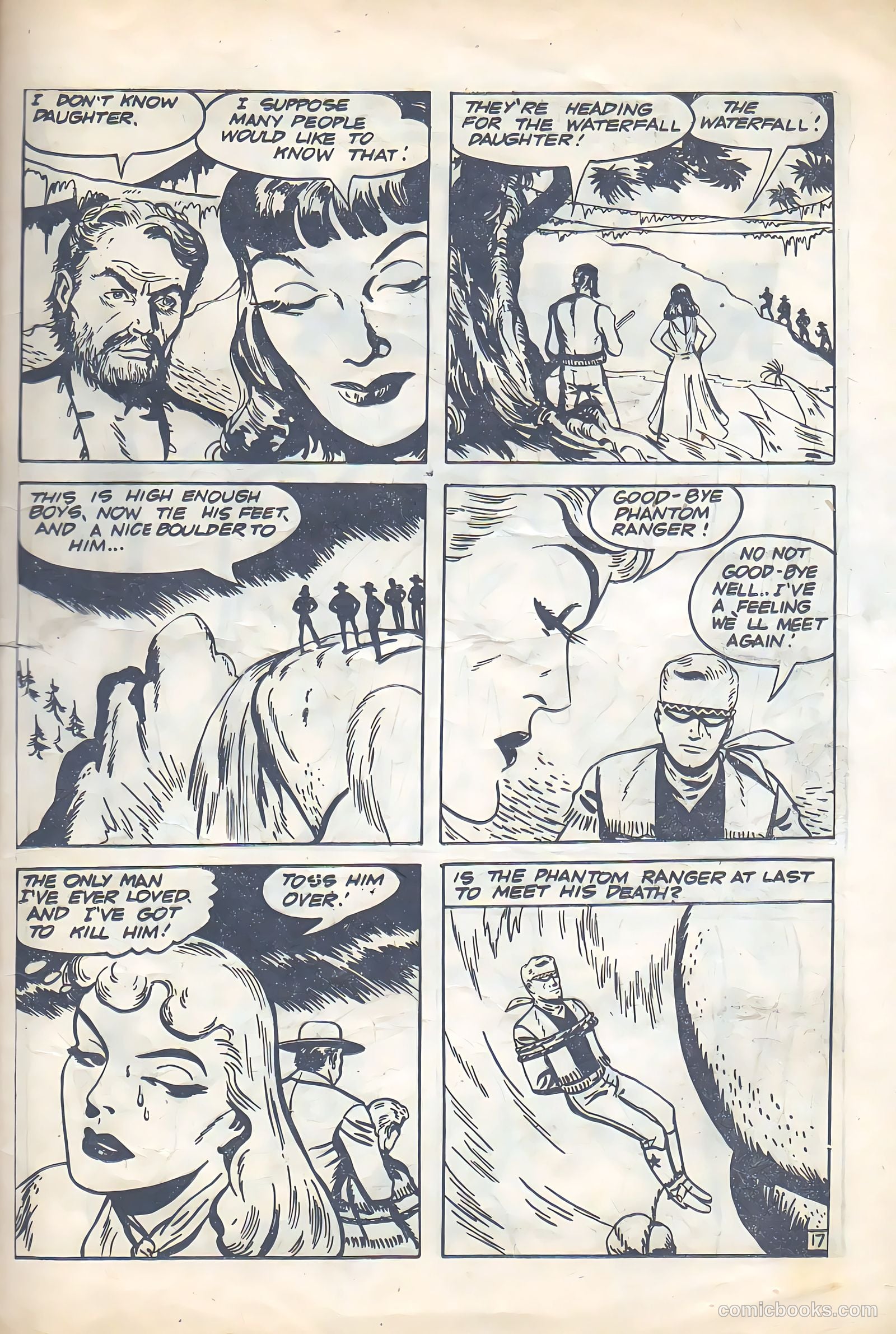 The Phantom Ranger #45 (1952) — page 17 of 22