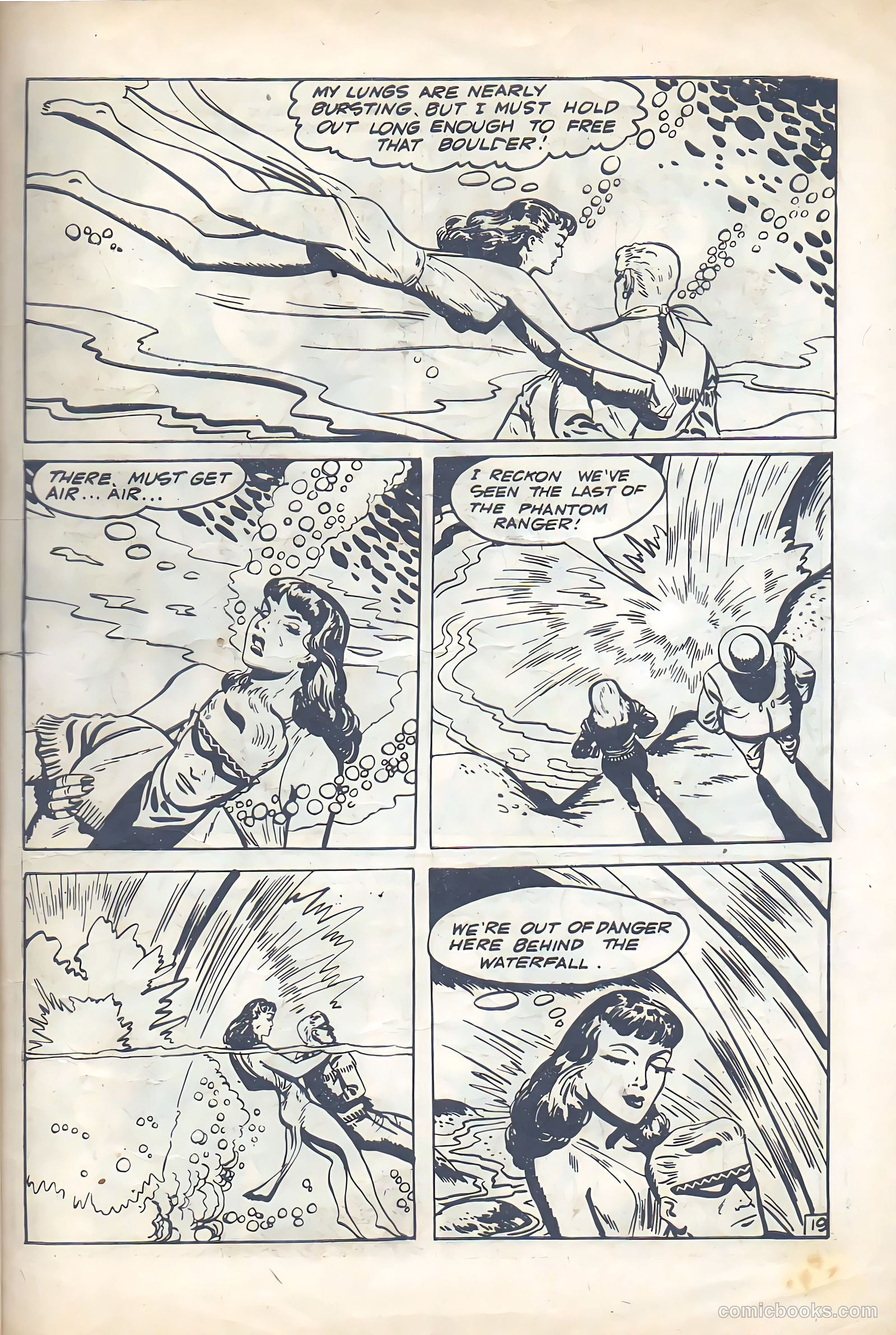 The Phantom Ranger #45 (1952) — page 19 of 22