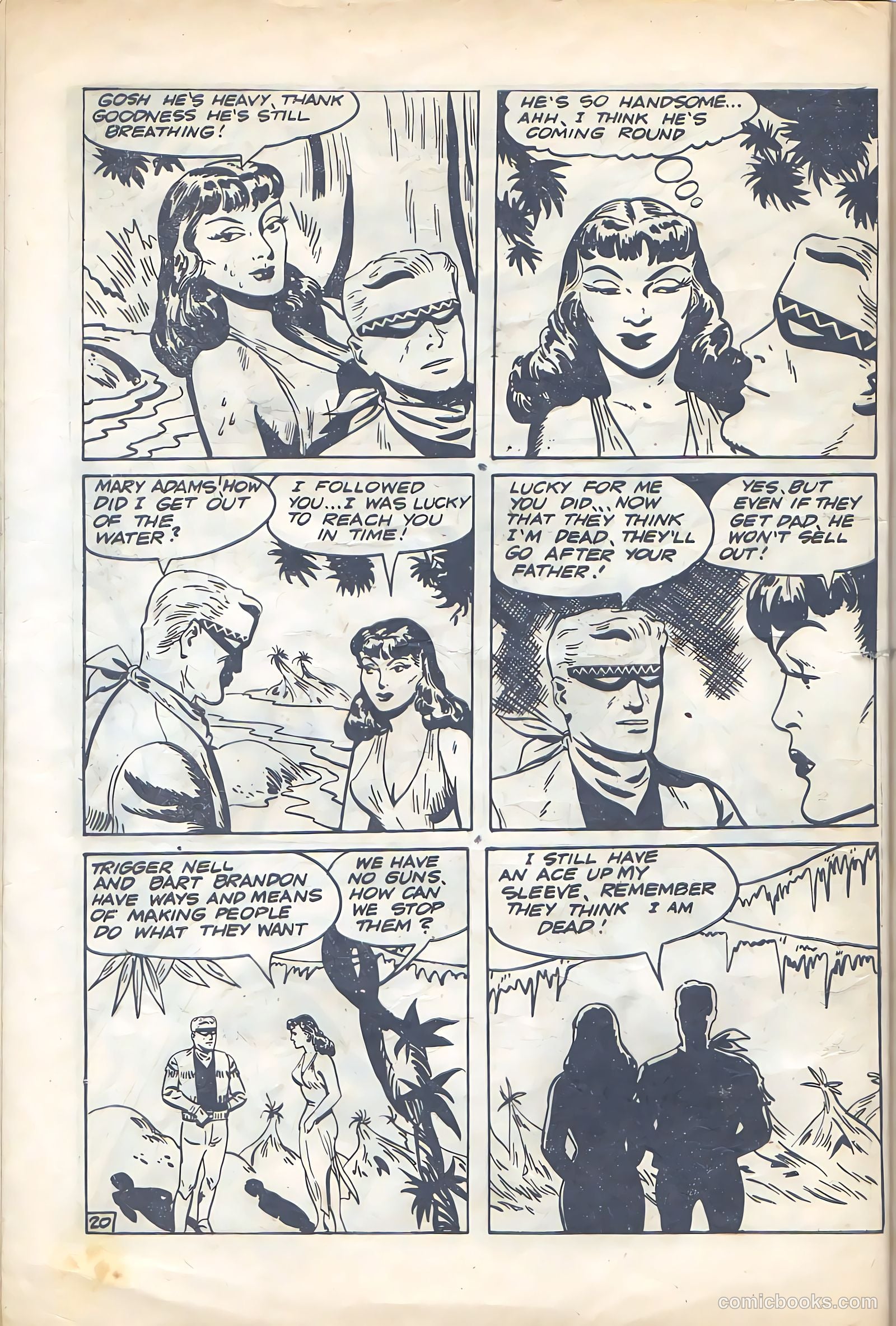 The Phantom Ranger #45 (1952) — page 20 of 22